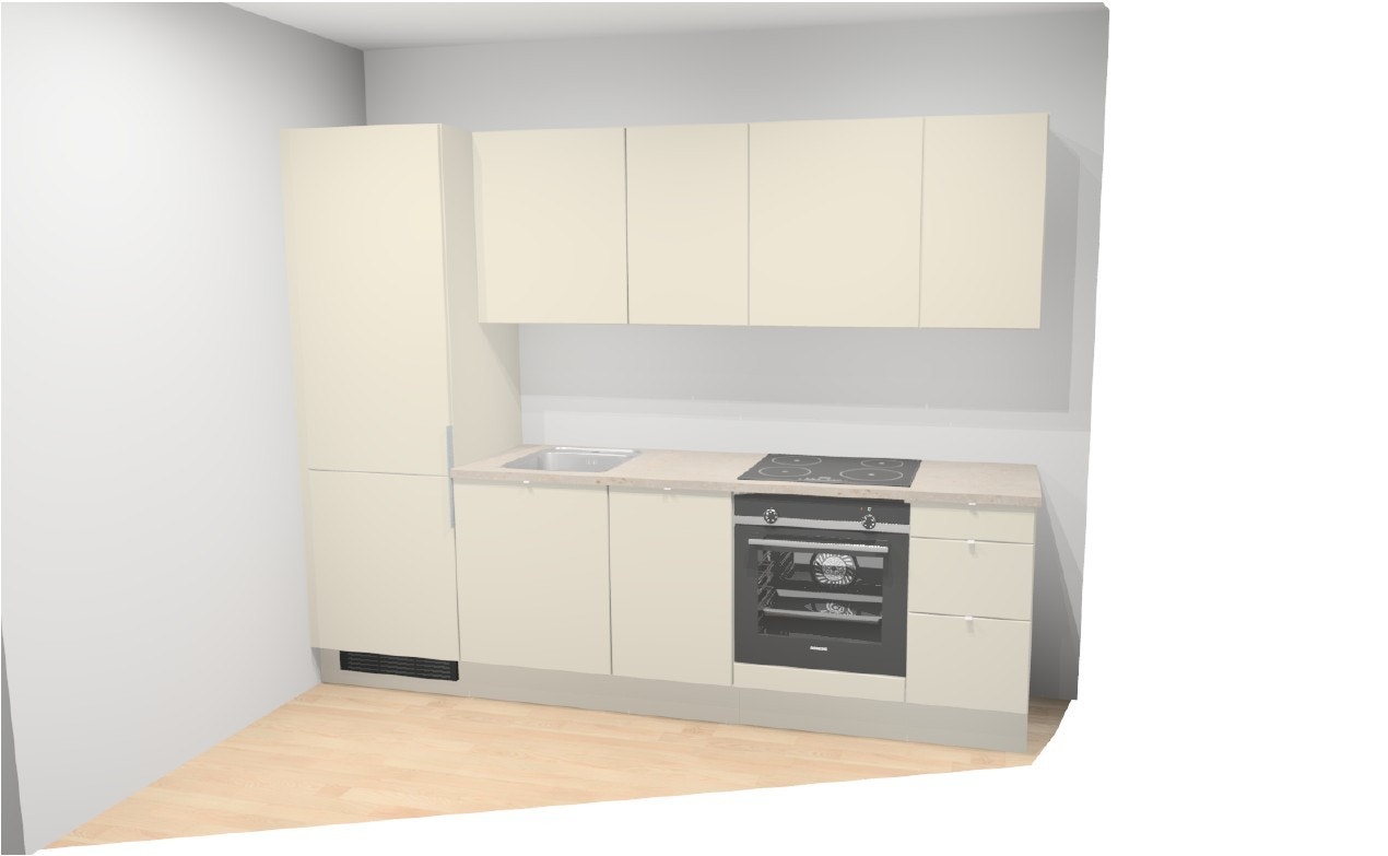 Kjøkkentegninger for leiligheten Galleribilde