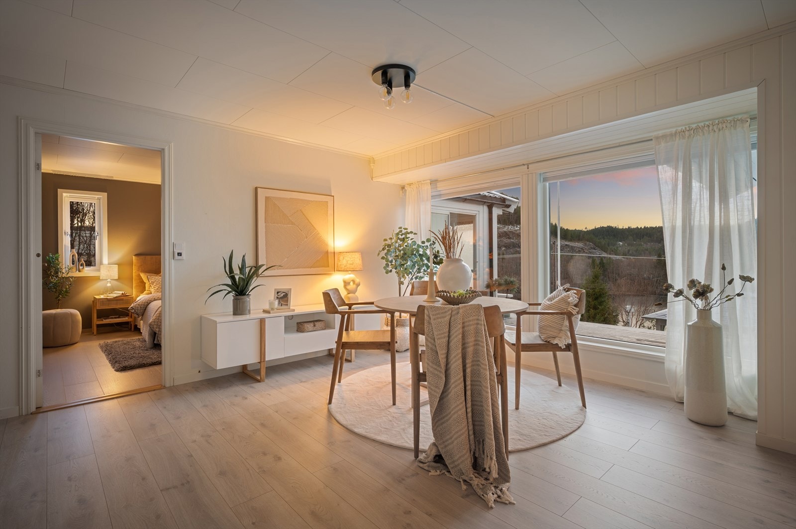 Her har man god plass til å etablere flere sosiale soner. Galleribilde