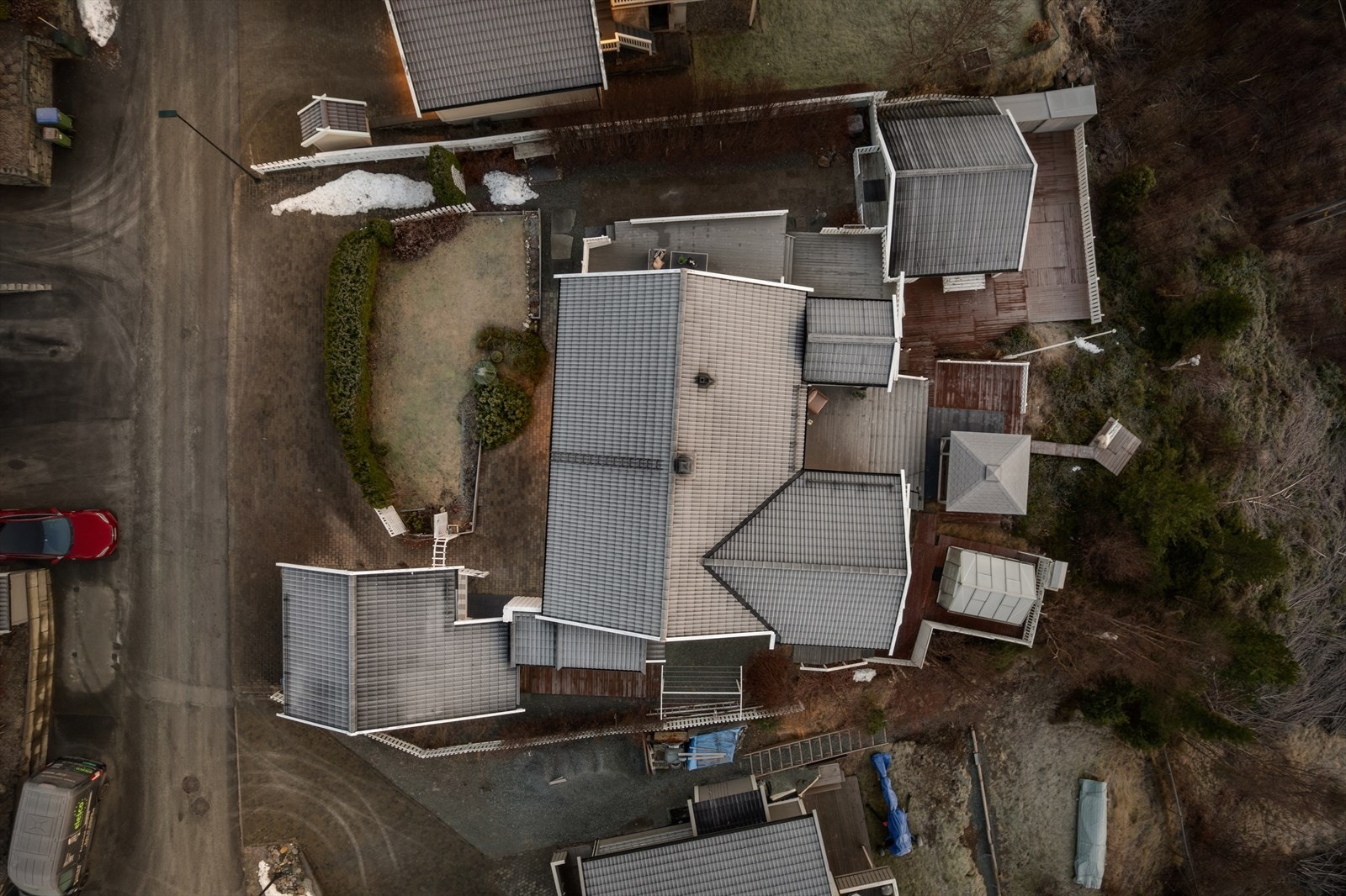 Tomten er meget pent opparbeidet. Galleribilde