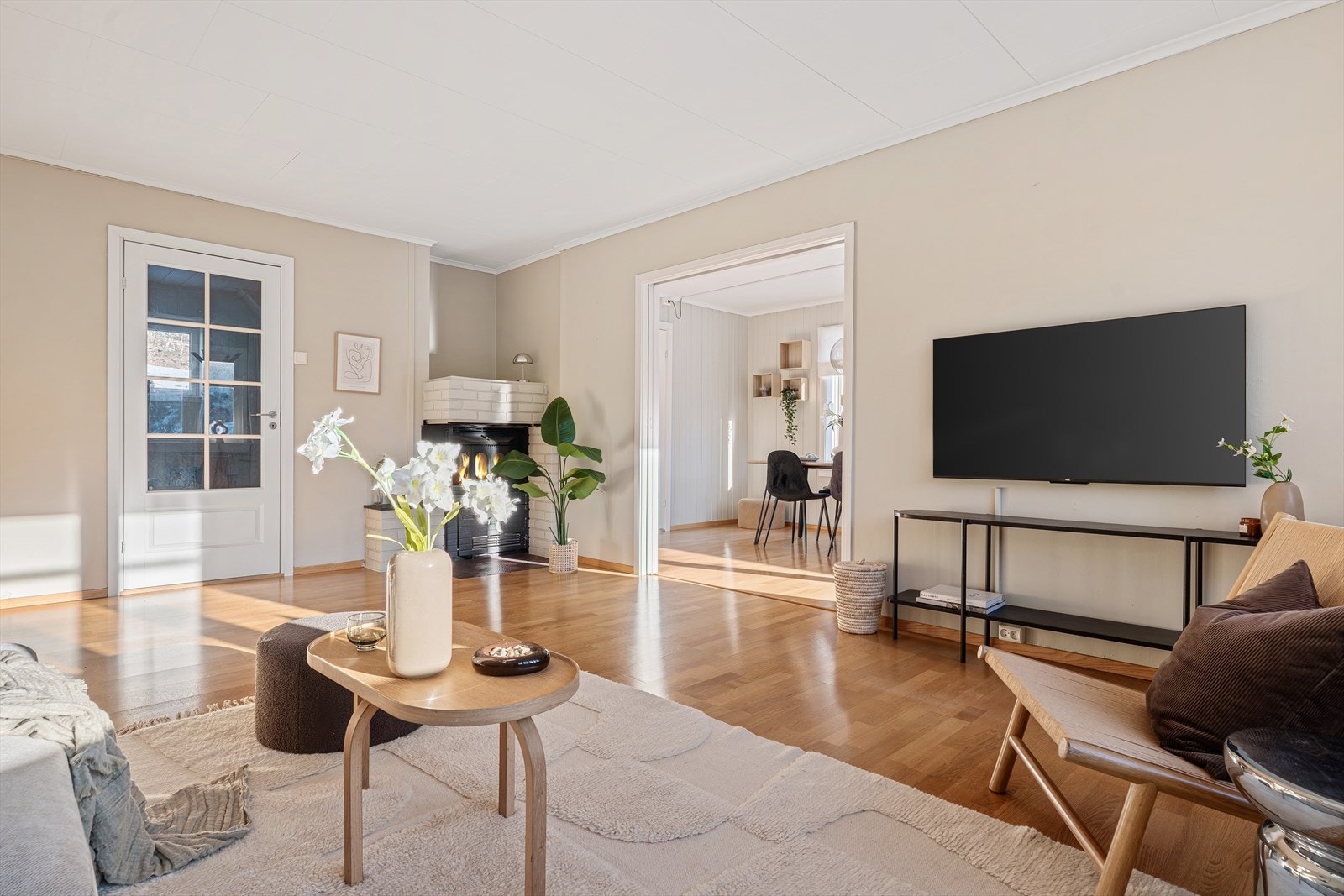 Stor stue som måler 24,2 kvm Galleribilde