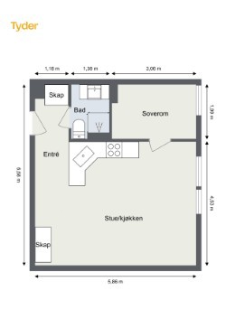 Plantegning. Galleribilde