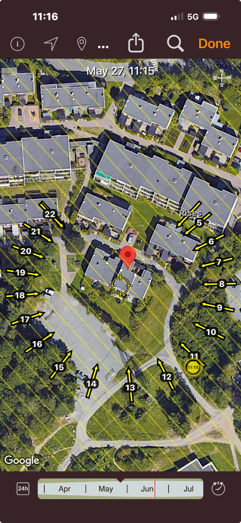 Solplakat. Vindu mot nordøstn sydvest og mot nordvest. Meget solrik leilighet! Galleribilde