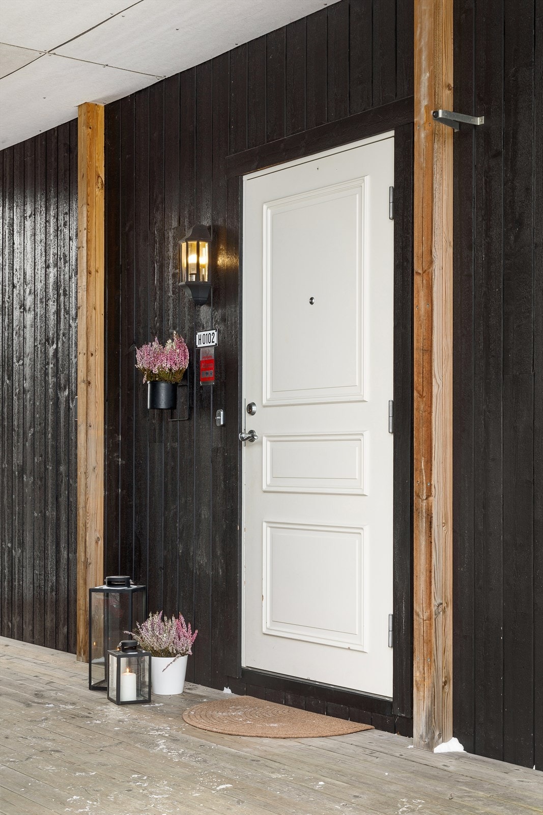 Velkommen hjem! Takoverbygget inngangsparti Galleribilde