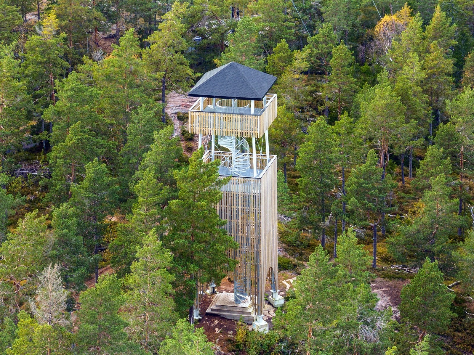 Nordbykollen er også et godt alternativ, med lysløype og utkikkstårn Galleribilde