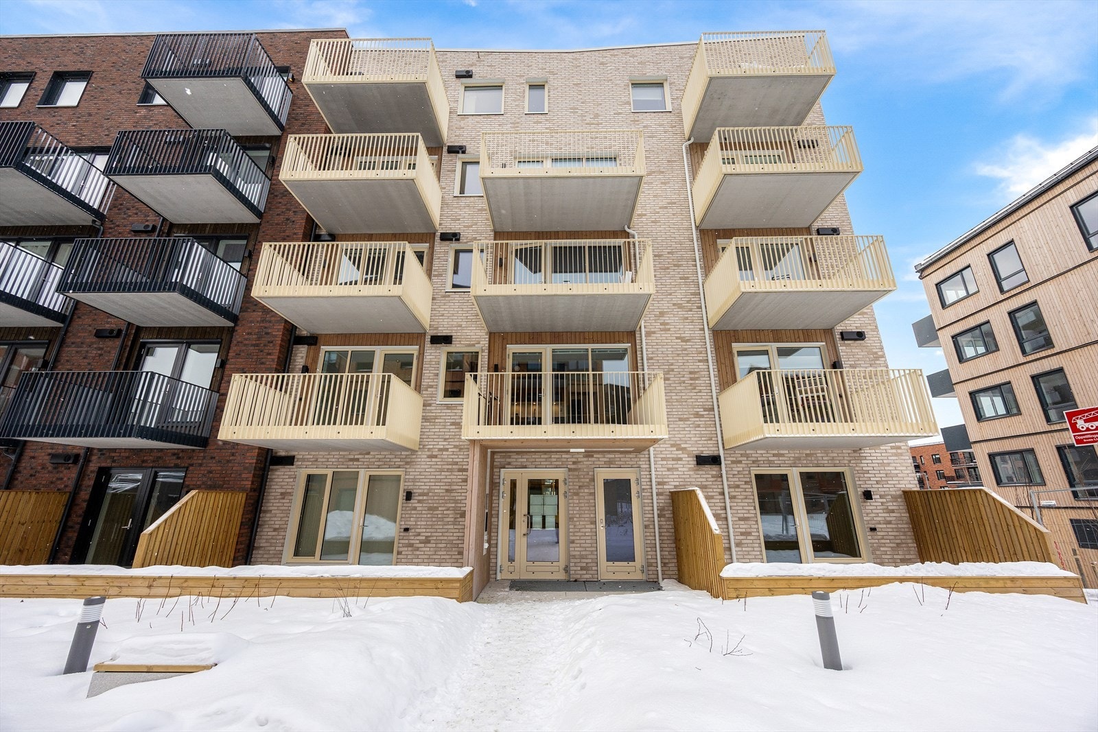 Leiligheten er en del av boligprosjektet Skåreløkka Premium og ble oppført i 2025 Galleribilde