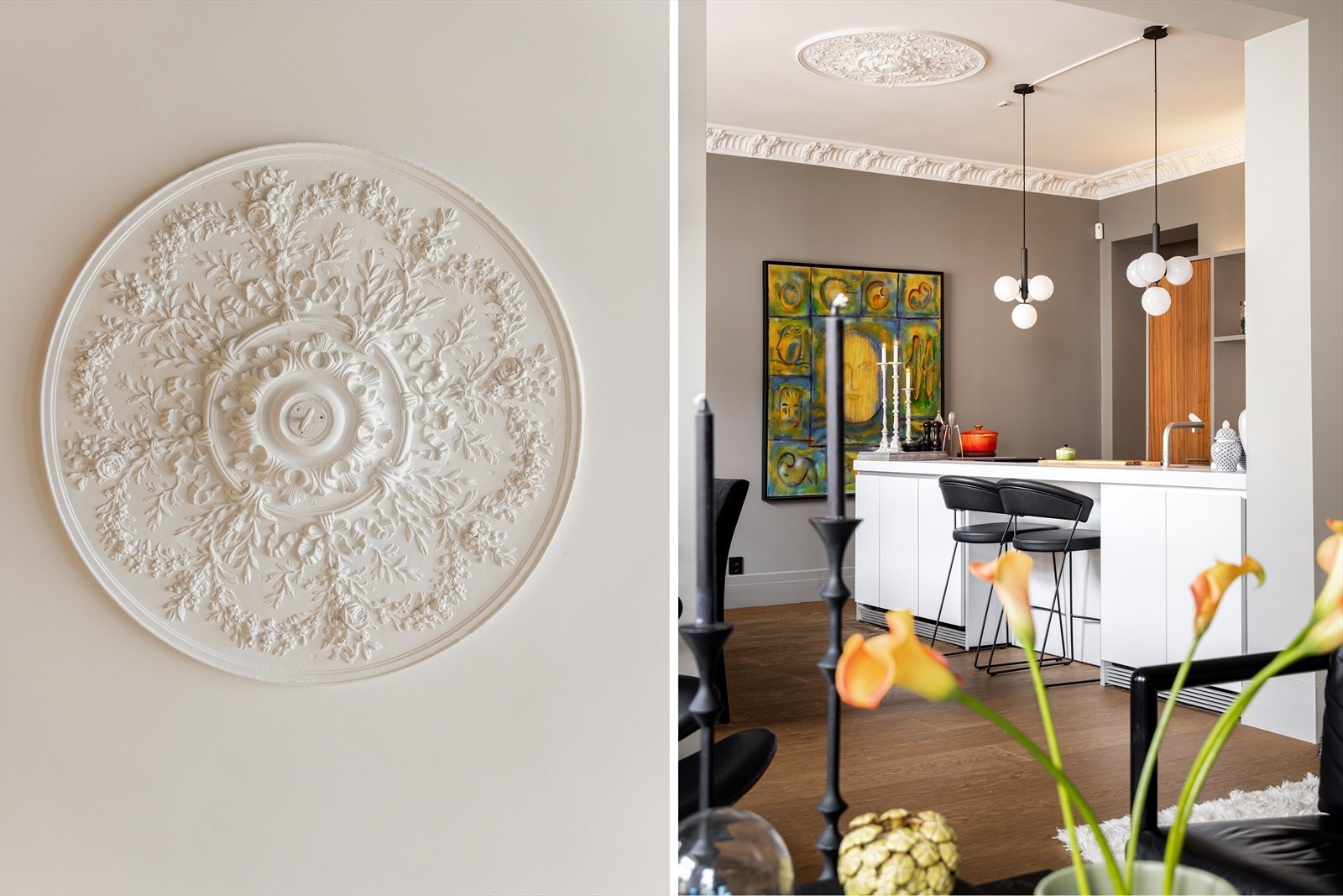 Det er sjelden vare å finne rosetter av denne karakter og detalj. Galleribilde