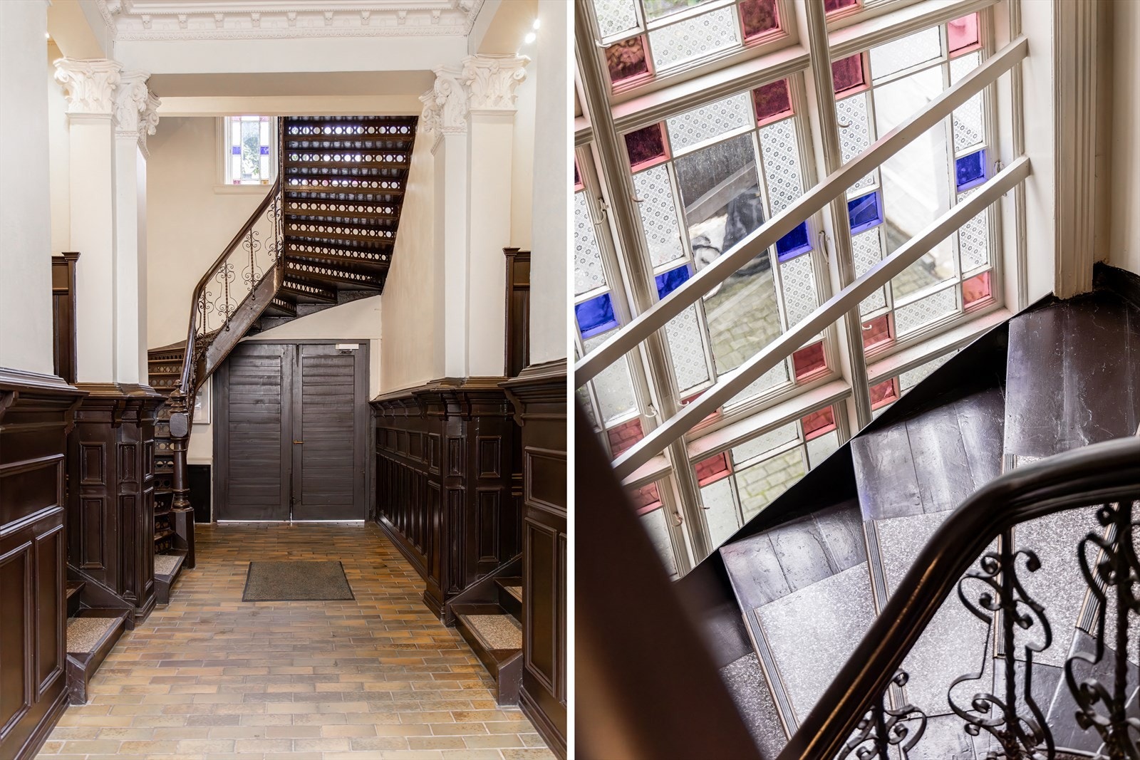 Inngangspartiet viser til kvaliteter fra forrige århundrets eleganse. Galleribilde