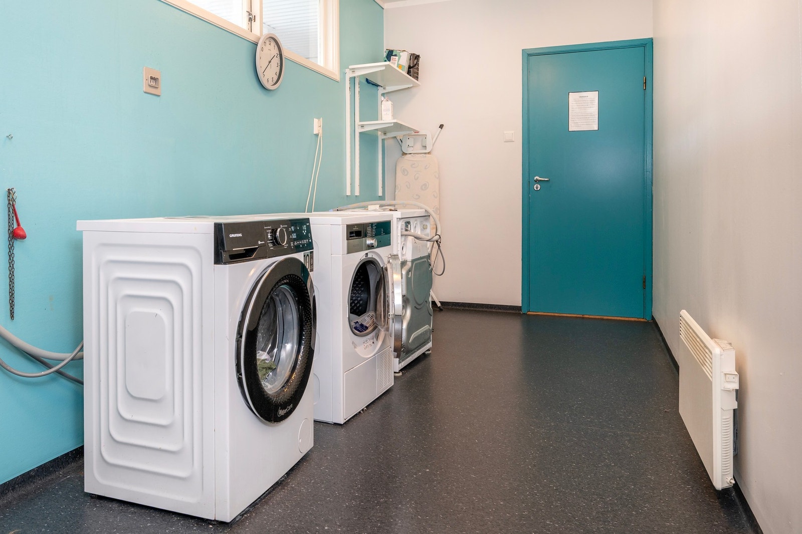 Felles vaskerom i samme etasje som leiligheten. Galleribilde