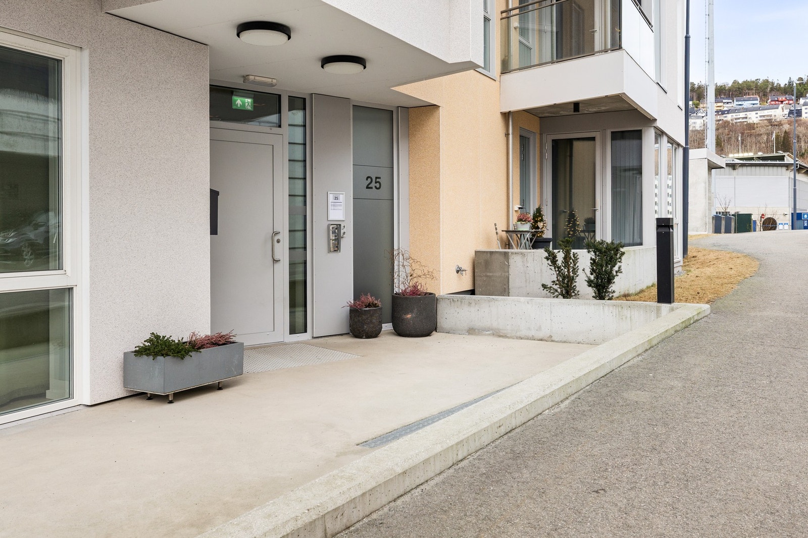 Inngangspartiet til bygget Galleribilde