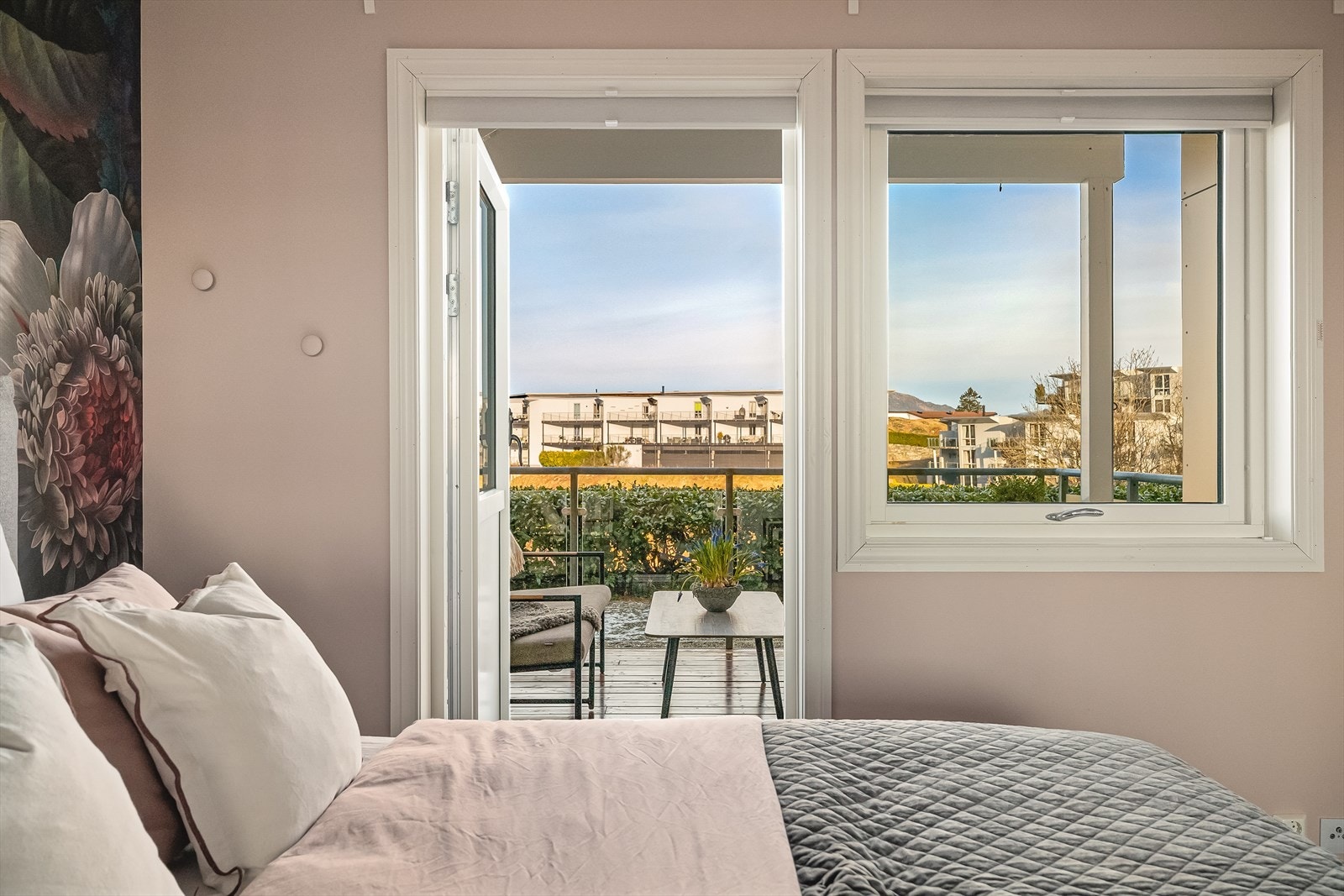 Ikke feil å våkne opp til denne himmelen. Galleribilde