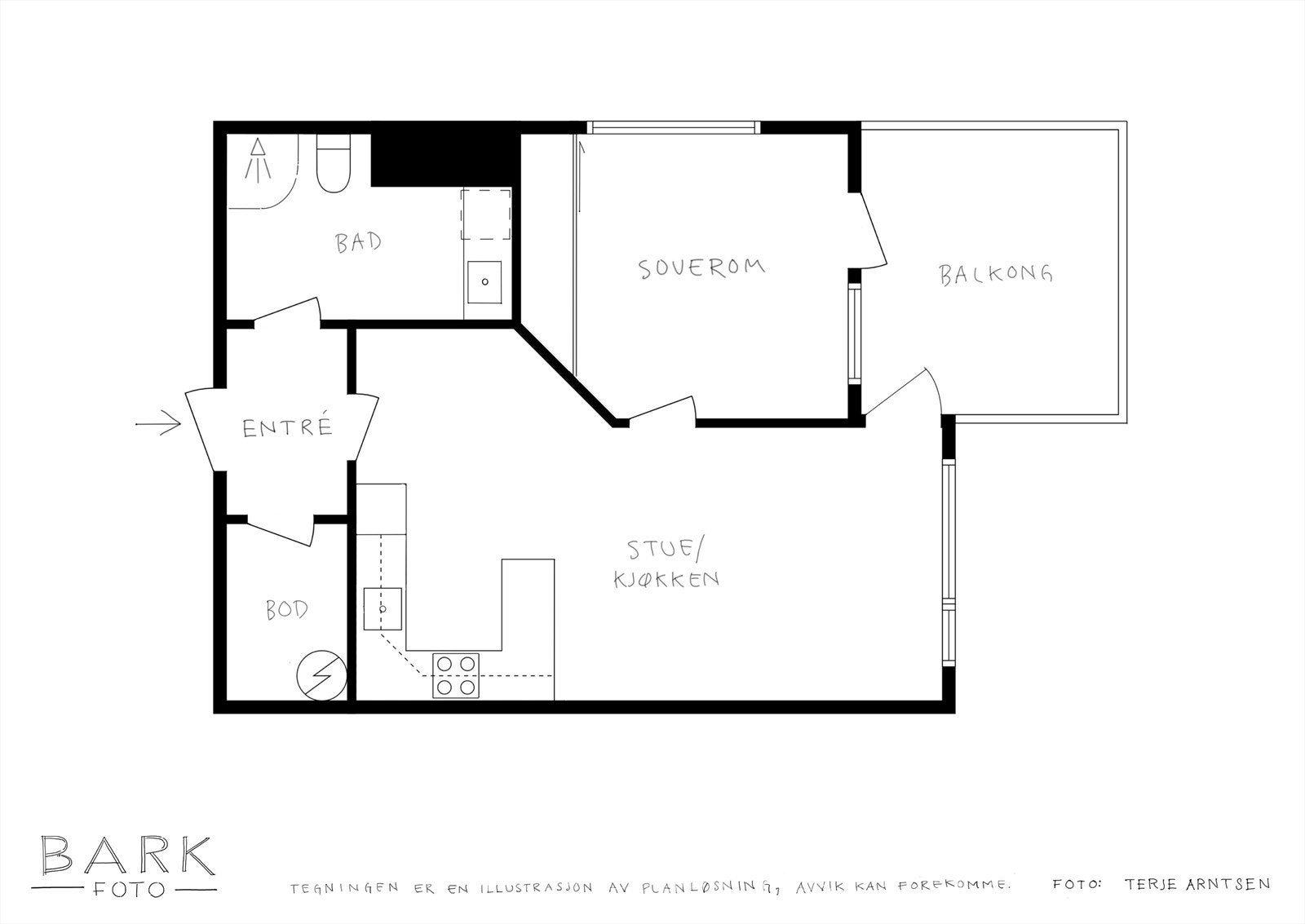 Planskisse _ Apeltunhaugene 129 Galleribilde