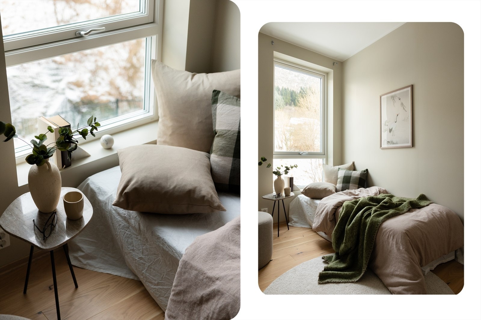 Soverommet kan møbleres med seng, nattbord, garderobeløsning eller skrivepult Galleribilde