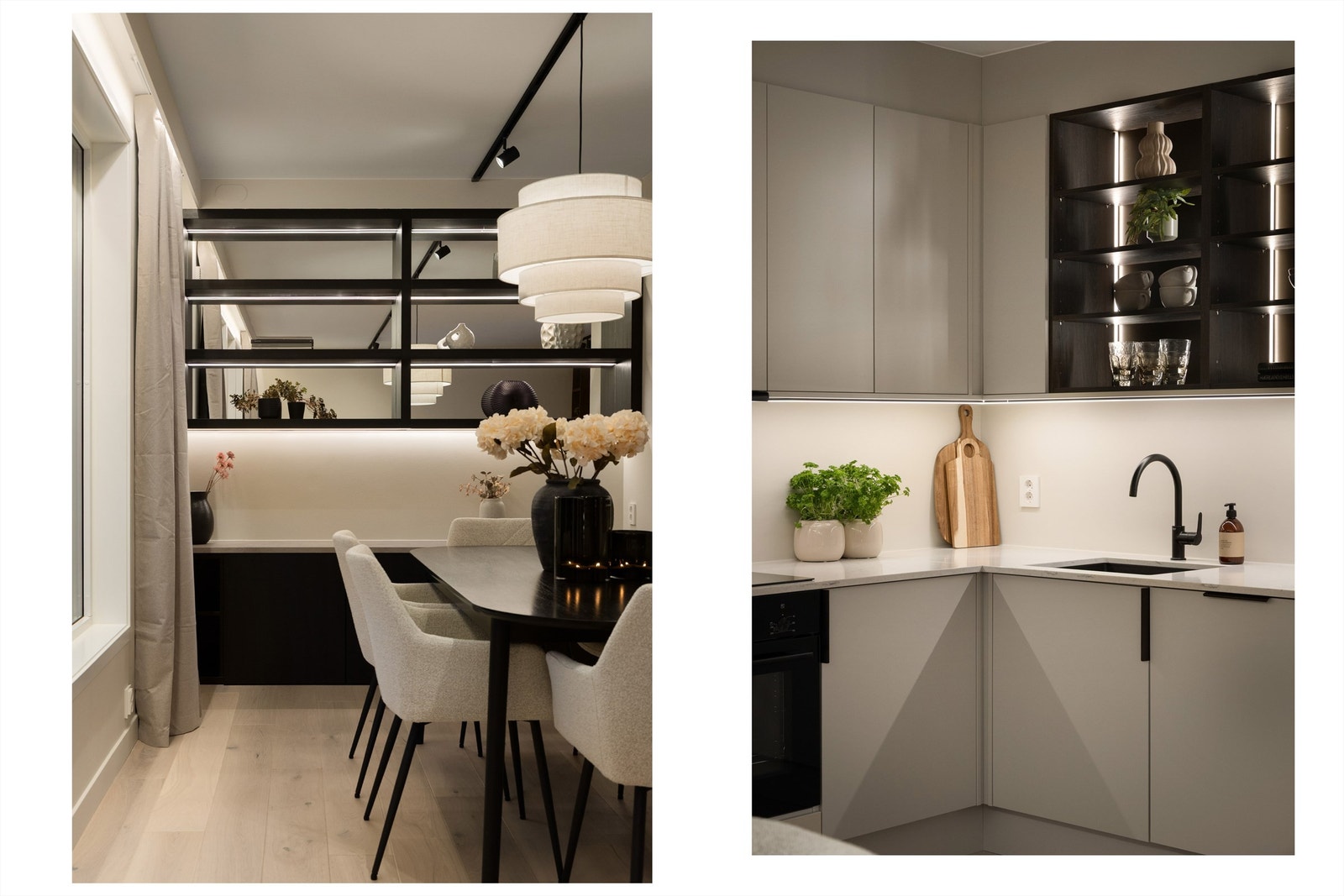 Her er det god plass til spisebord stort nok til å samle hele familien. Galleribilde