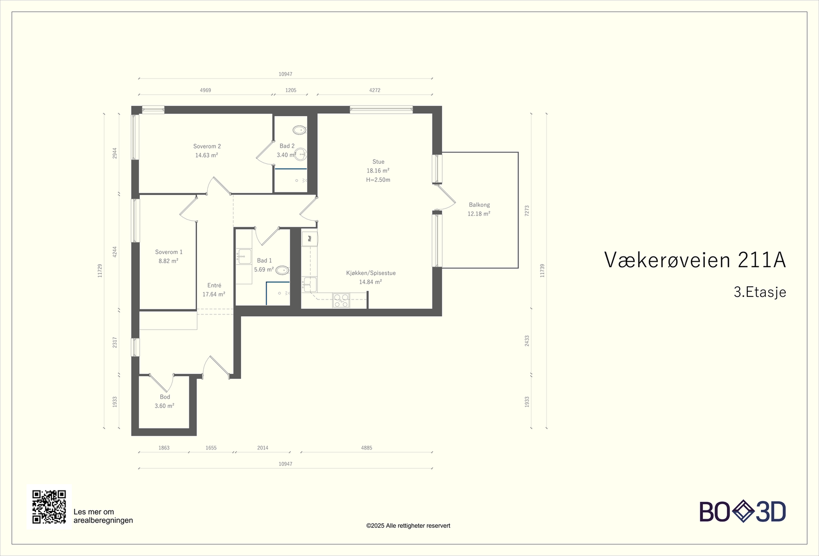 Plantegning Galleribilde