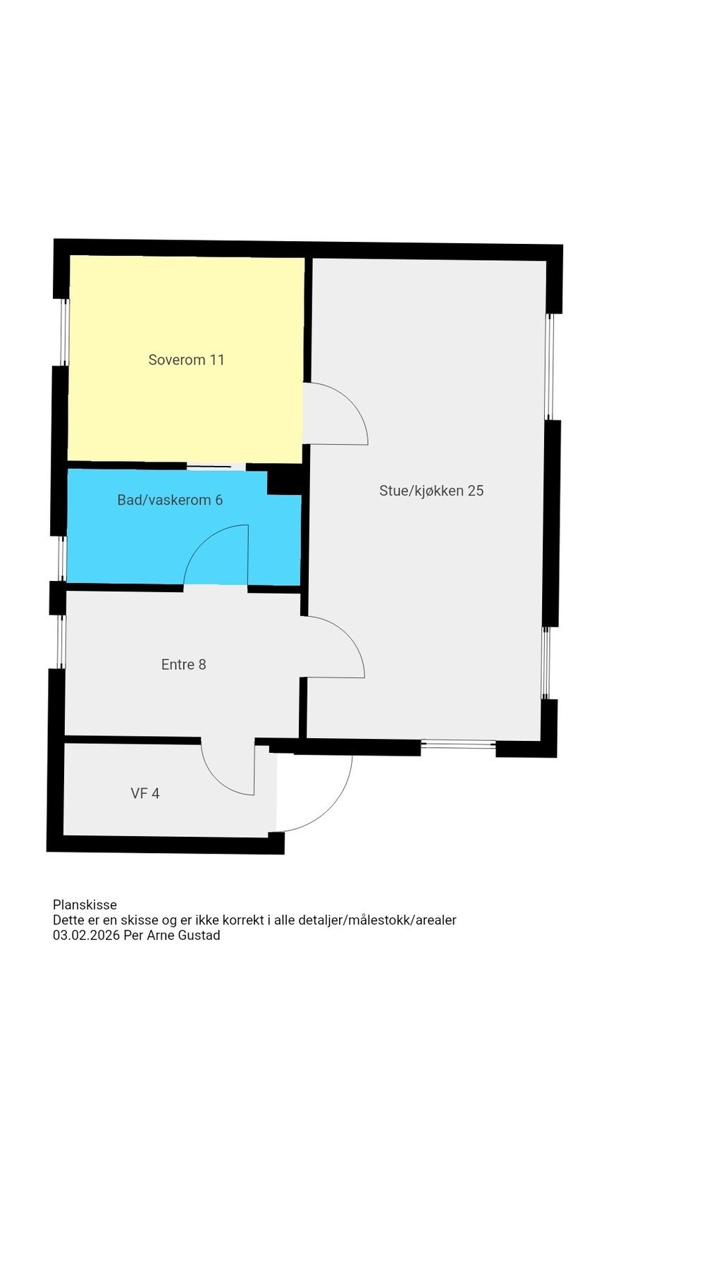 Planskisse Galleribilde