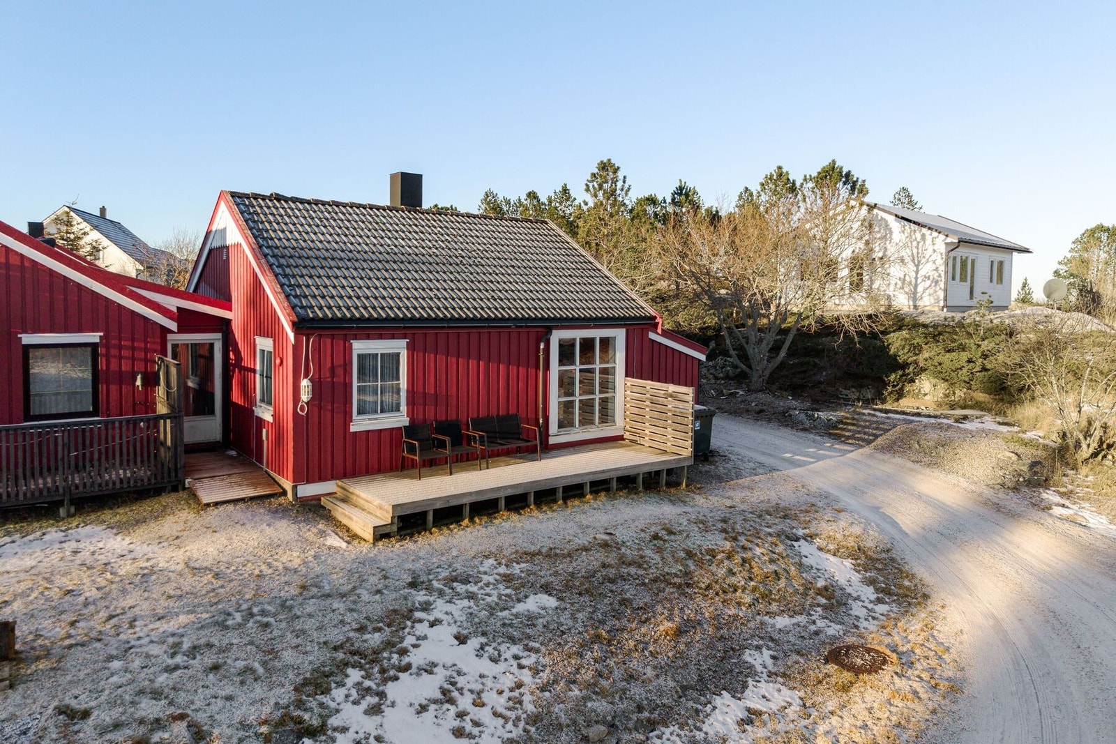 Rekkehus beliggende i et boligfelt på Nordskaget Galleribilde