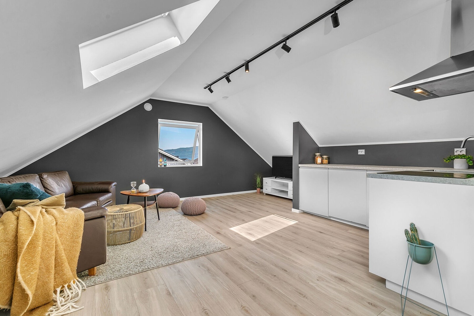 Stue/kjøkken hybel Galleribilde