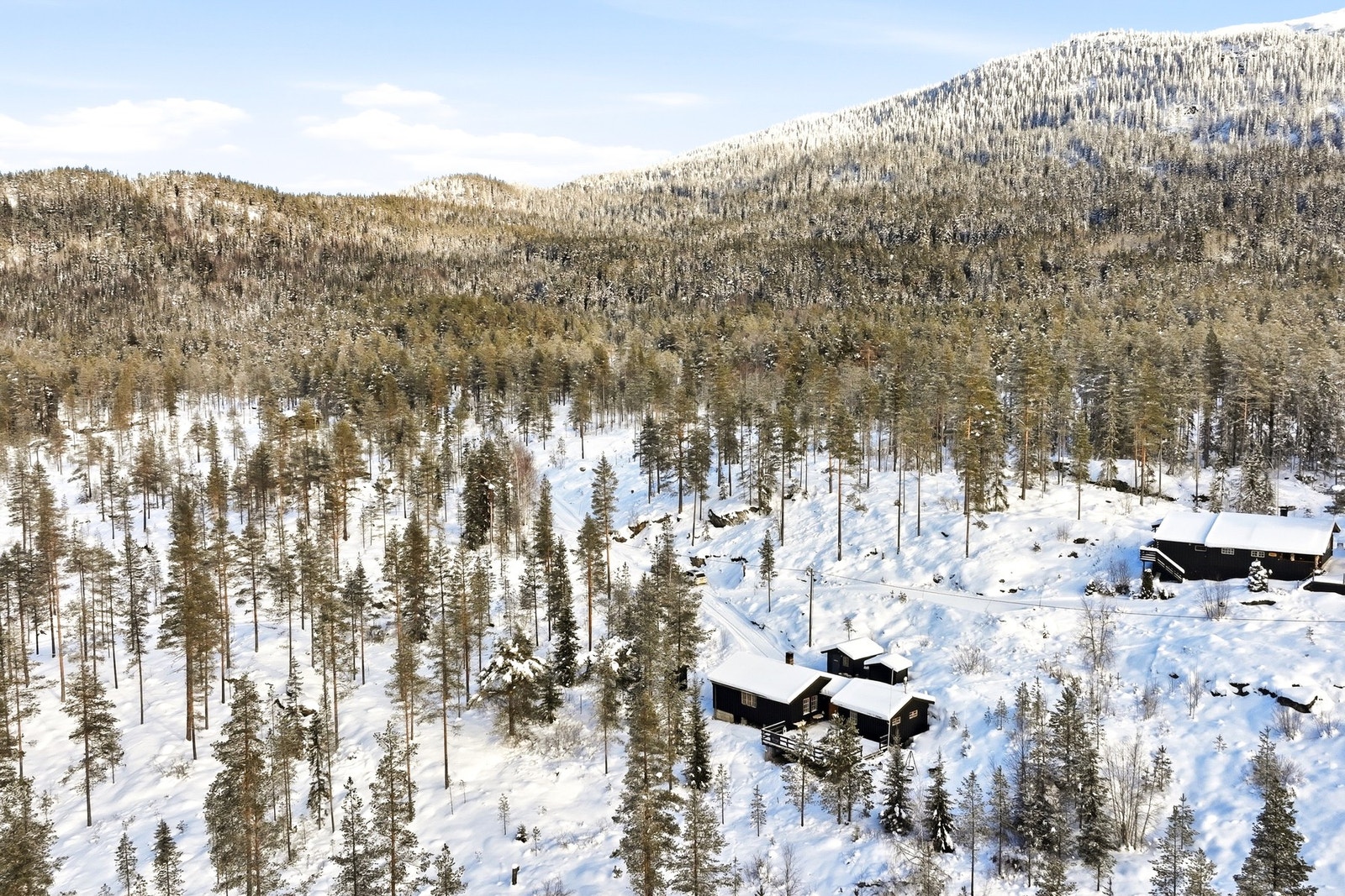 Kort veg til Austbygde med blant annet bakeri og matbutikk, og til Skirvedalen som byr på flotte skiløyper, turområder og med sesongbaserte serveringssteder. Galleribilde