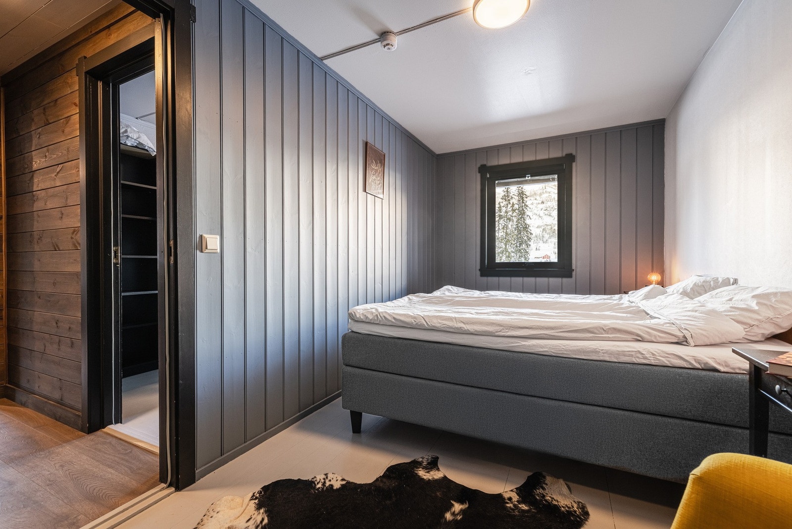 Stort hovedsoverom med god plass til dobbeltseng. Galleribilde