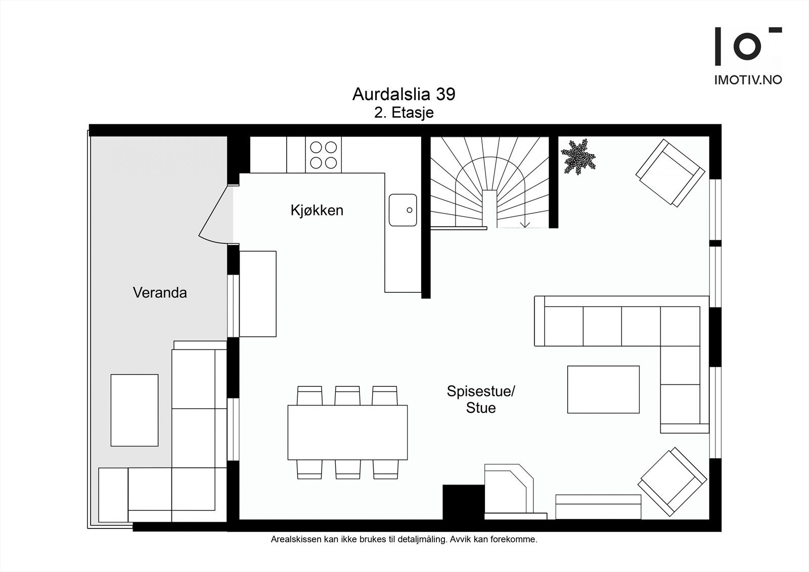 Plantegning 2. etasje Galleribilde