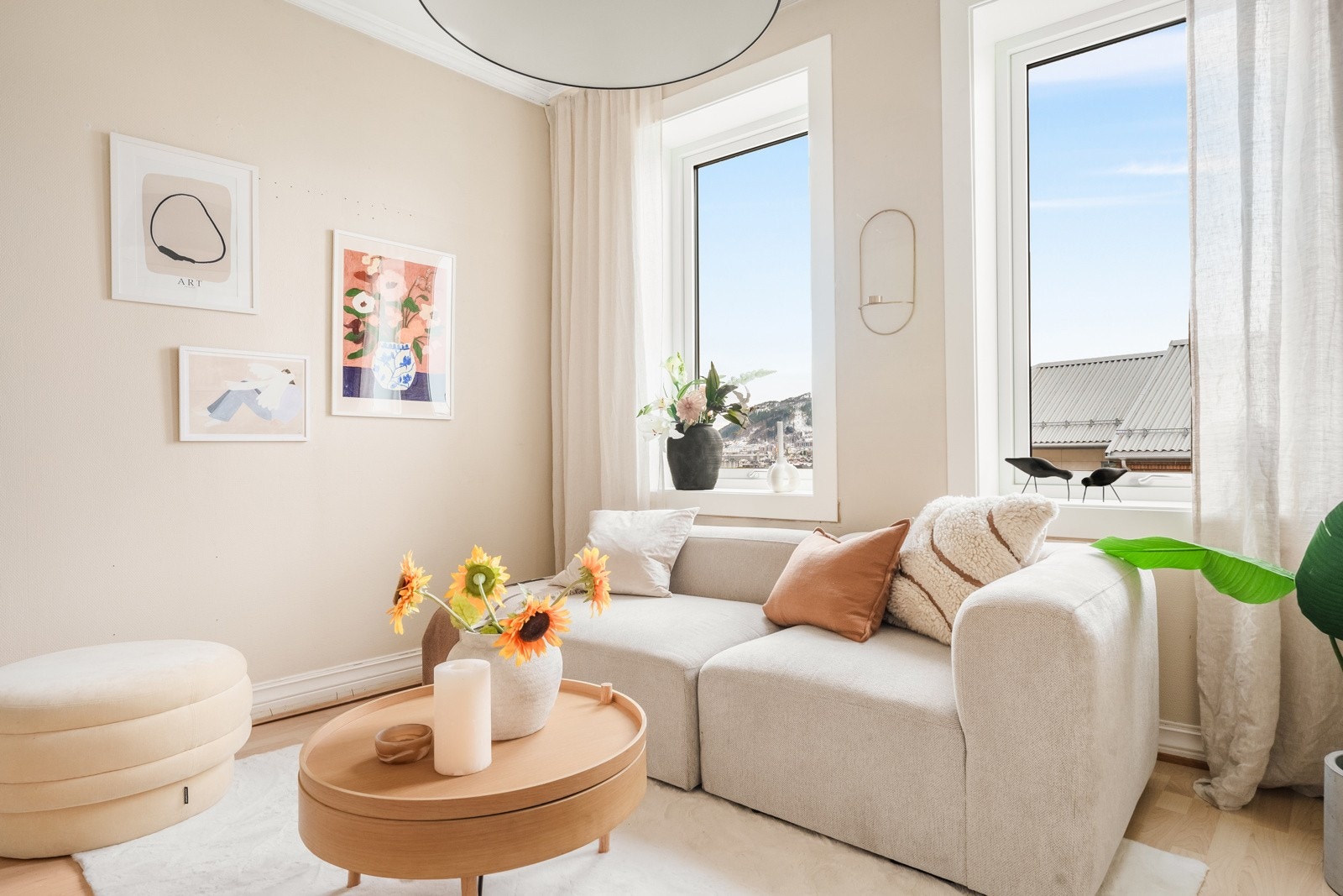 Nye vinduer i stuen Galleribilde