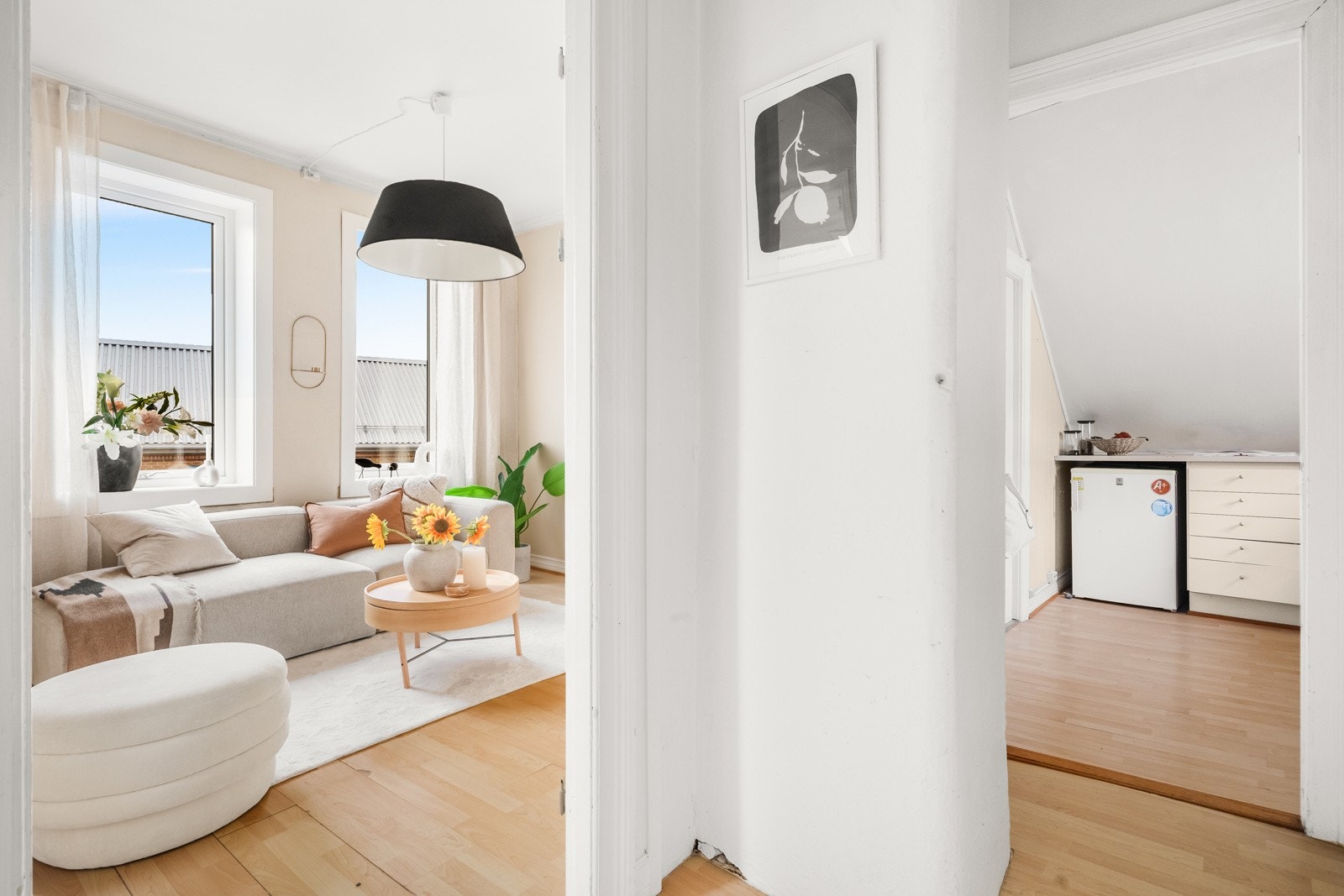 Separat stue og kjøkken Galleribilde