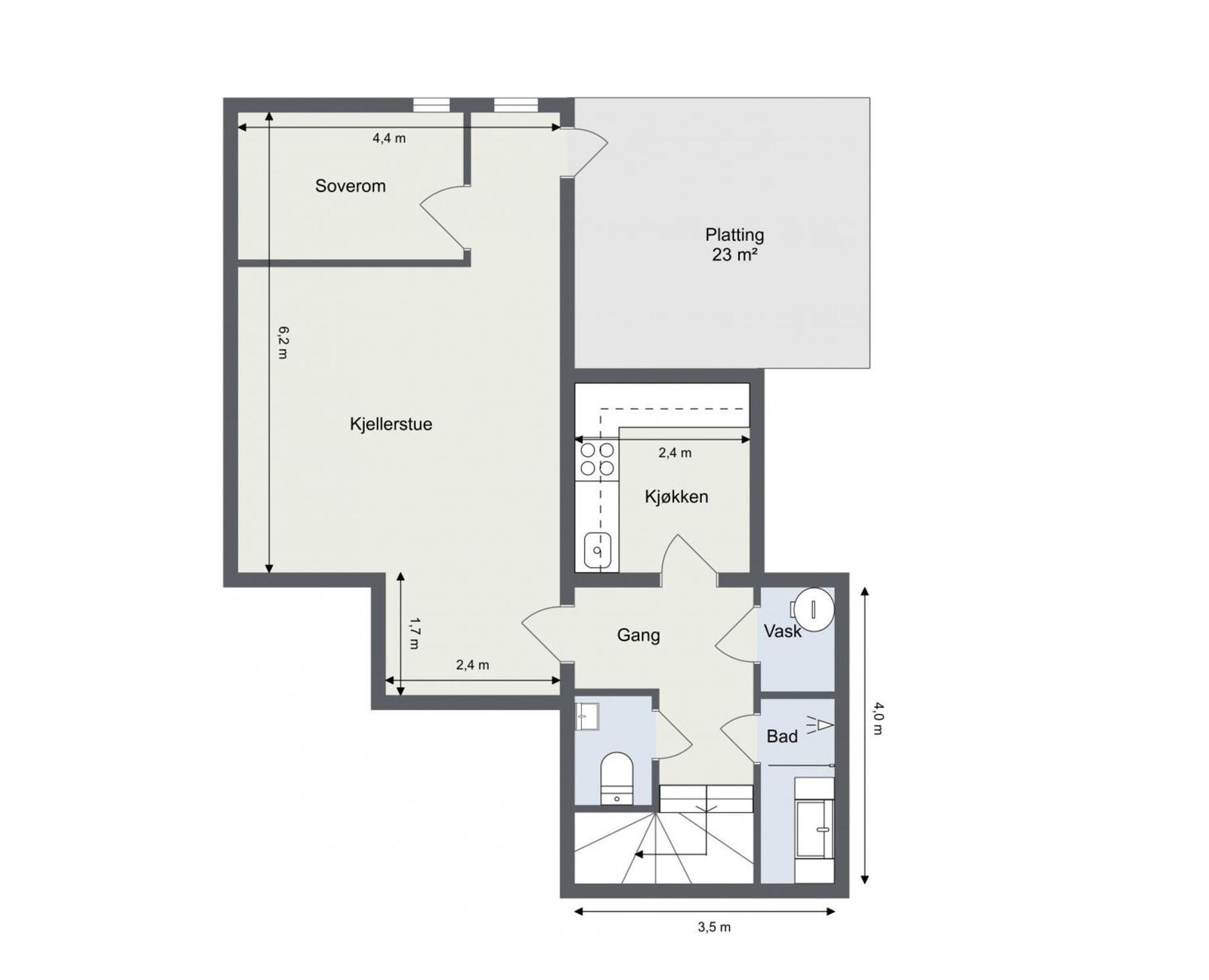 Underetasje Galleribilde