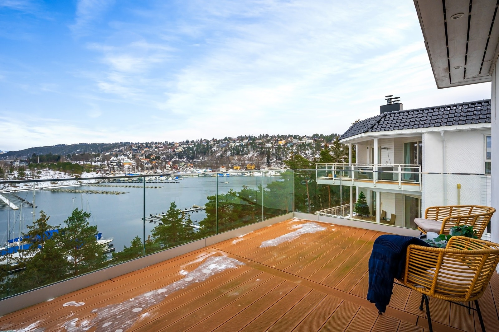 Denne terrassen er på 31 kvm. Galleribilde