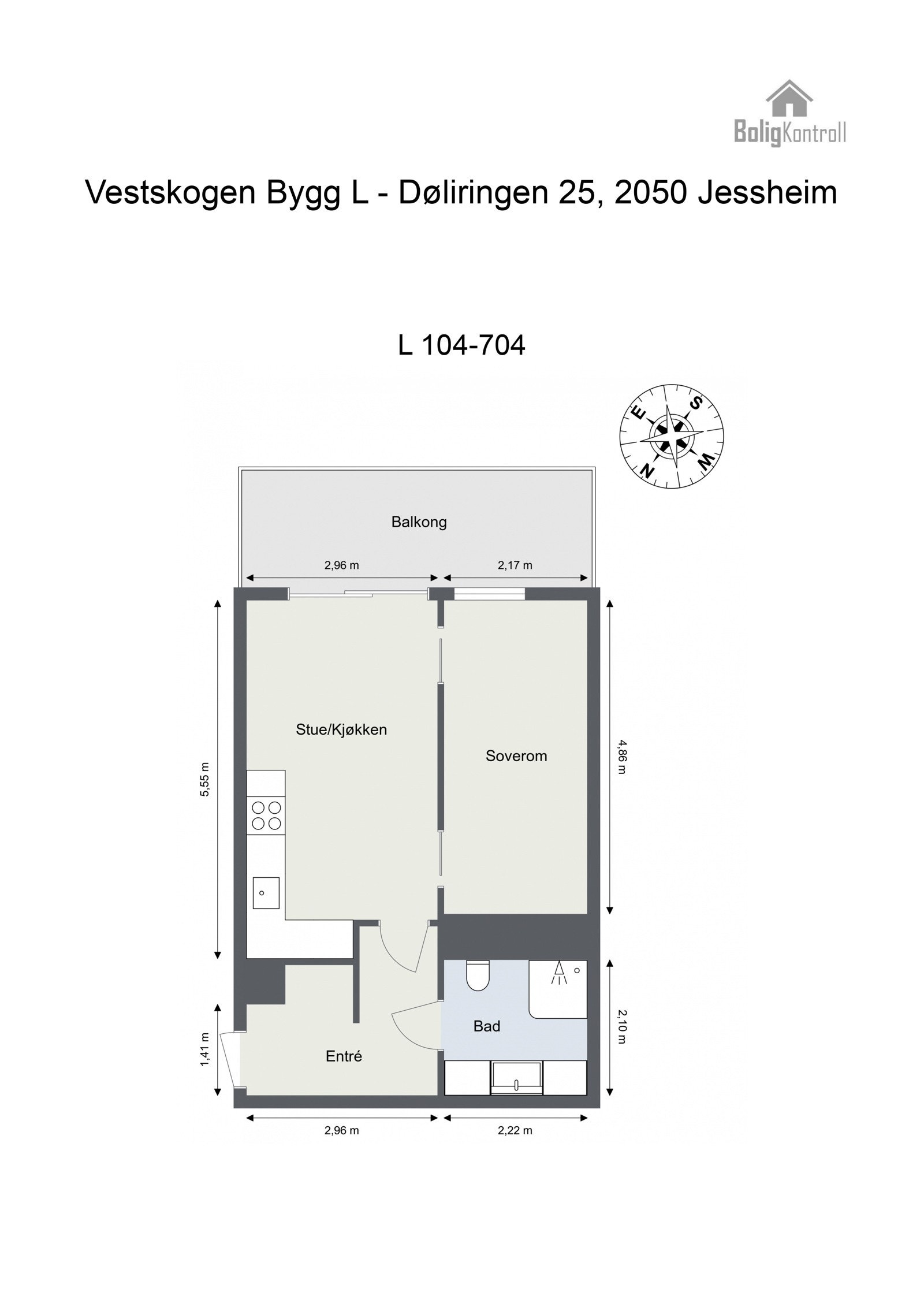Plantegning - L604 Galleribilde