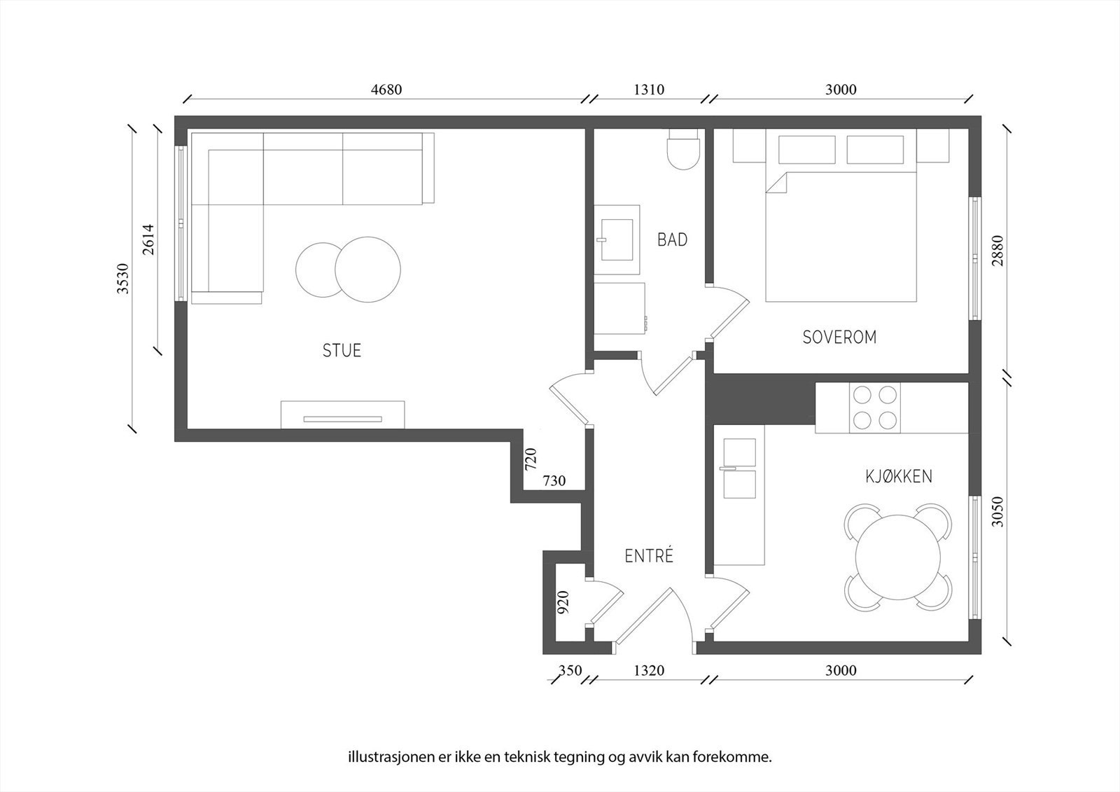 Plantegning. Galleribilde