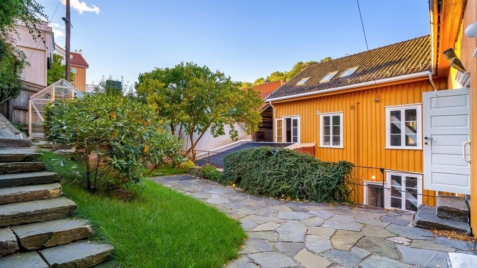 Bakgård Galleribilde