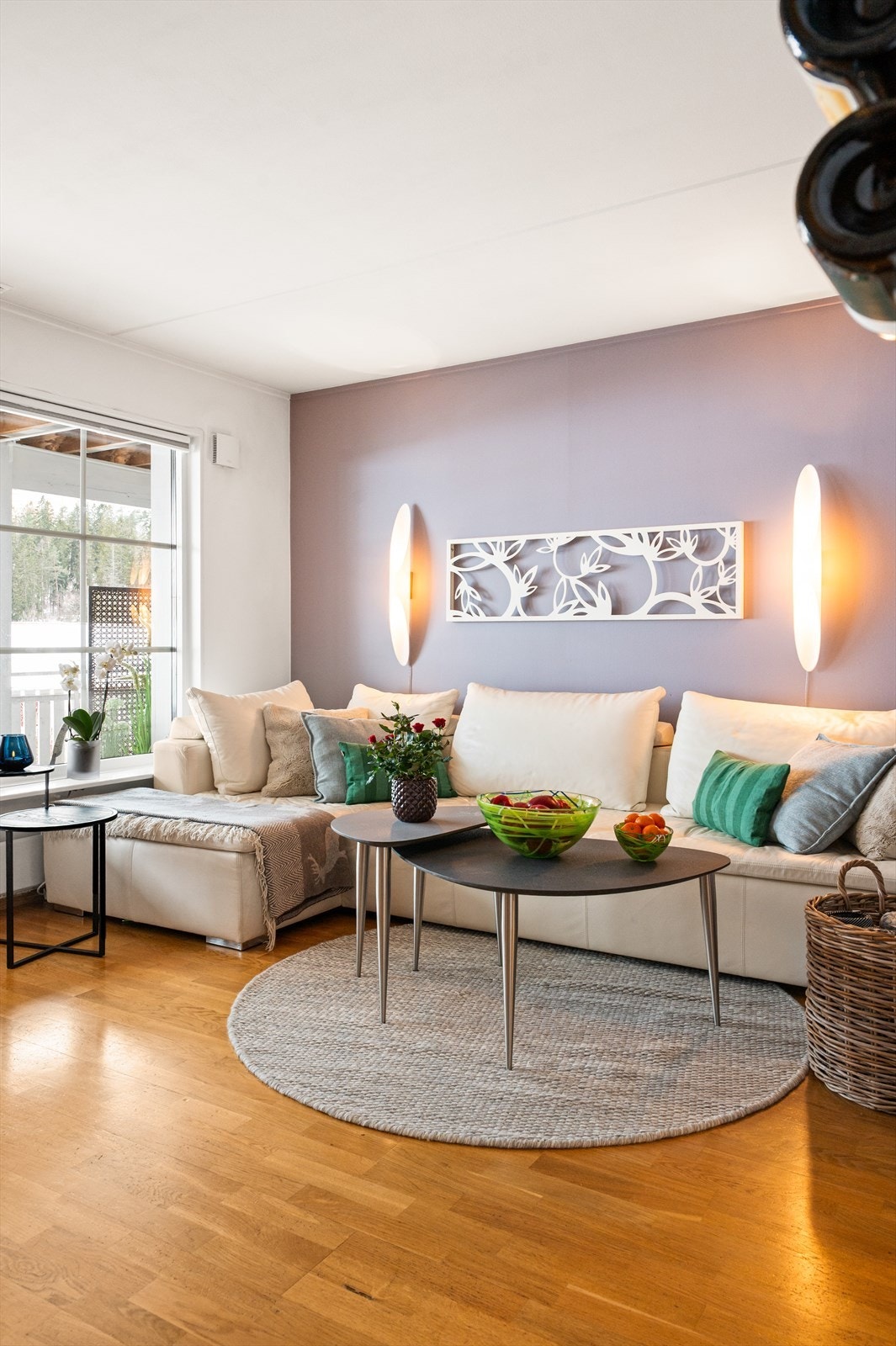 Alle rommene i leiligheten ble malt innvendig i 2023. Galleribilde