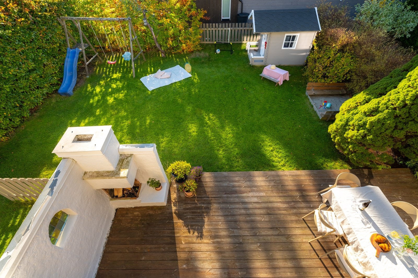 Sør-vest vendt balkong og terrasse Galleribilde