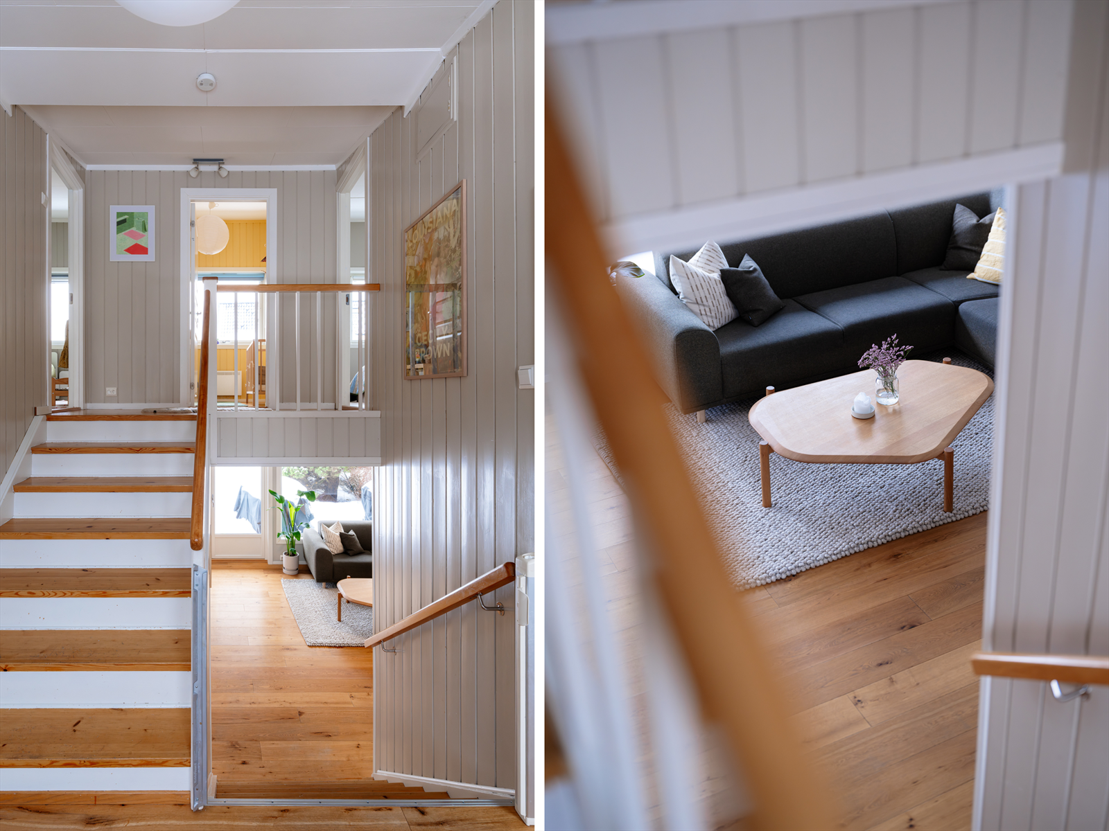 Etasjeskiller er av trebjelkelag Galleribilde