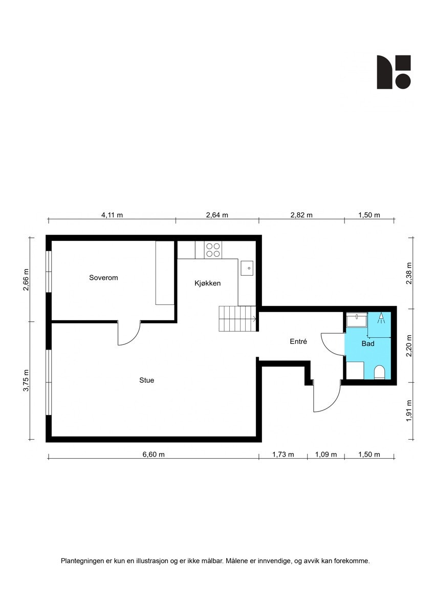 Plantegning 3. etasje. Galleribilde