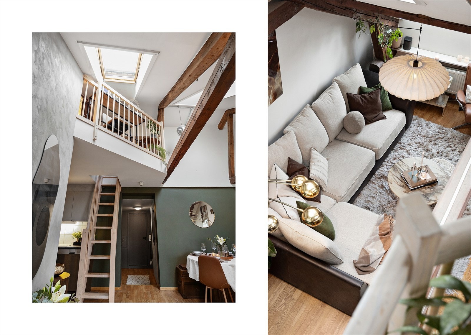 Generøs takhøyde og godt utnyttet areal med hems på toppen. Galleribilde