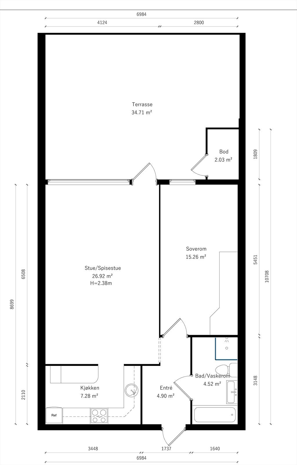 Plantegning Galleribilde