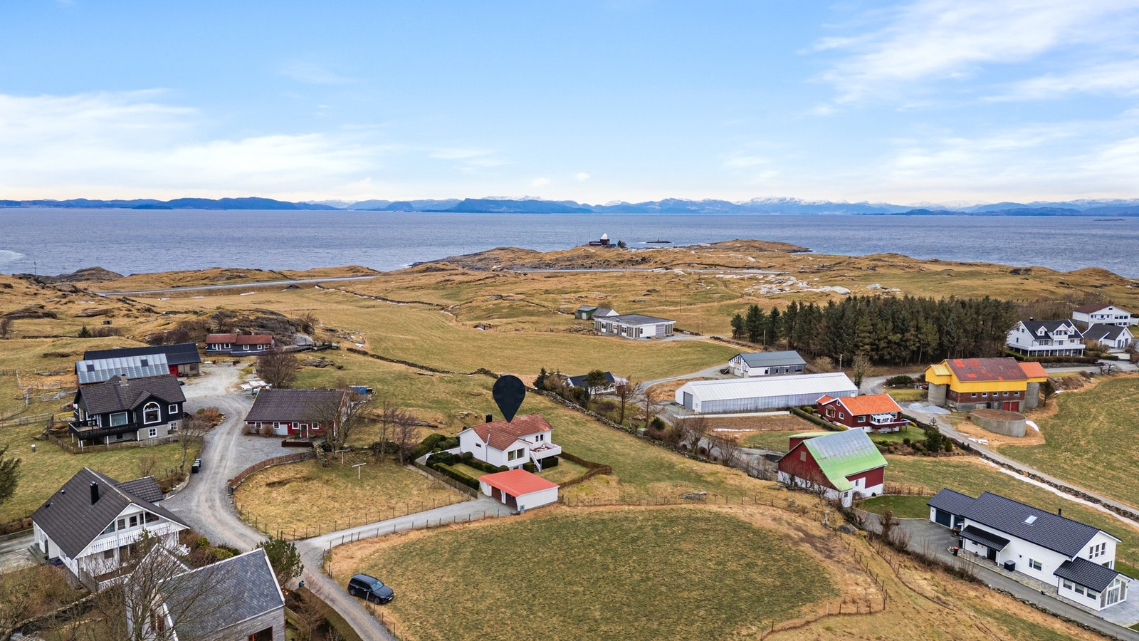 Her bor du i rolige og landlige omgivelser. Galleribilde