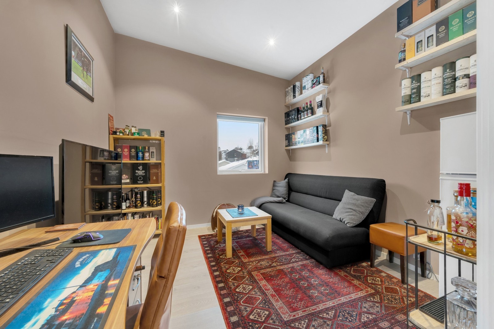 Det tredje soverommet egner seg godt som barnerom, gjesterom eller kontor. Galleribilde