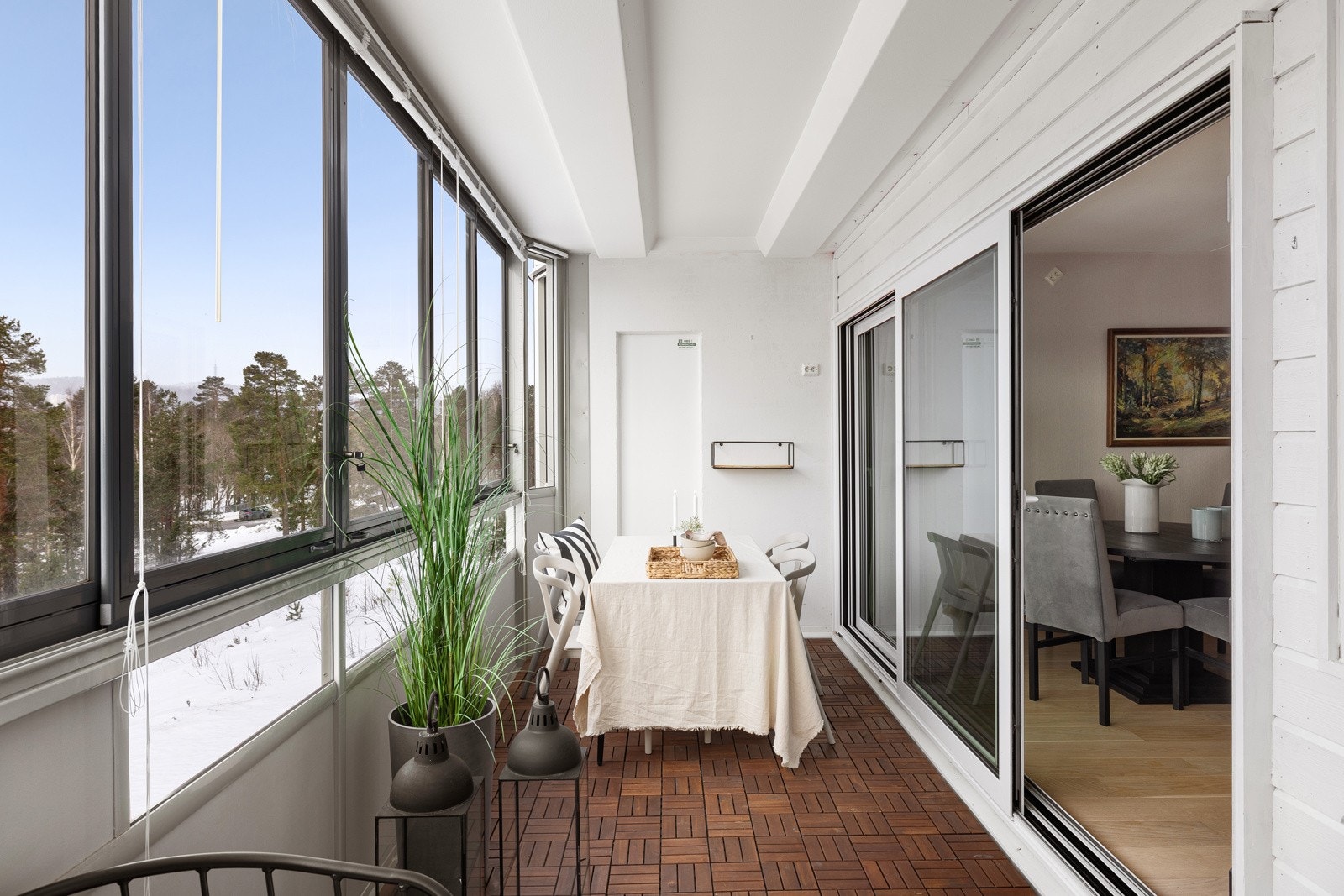 Fungerer som en naturlig forlengelse av stuen og kan benyttes store deler av året. Galleribilde