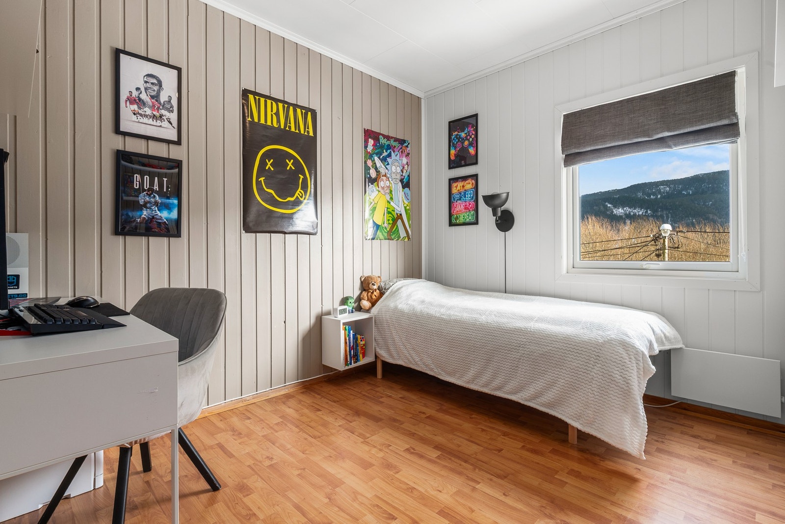 Soverom 3 er på 9,4 kvm. Galleribilde