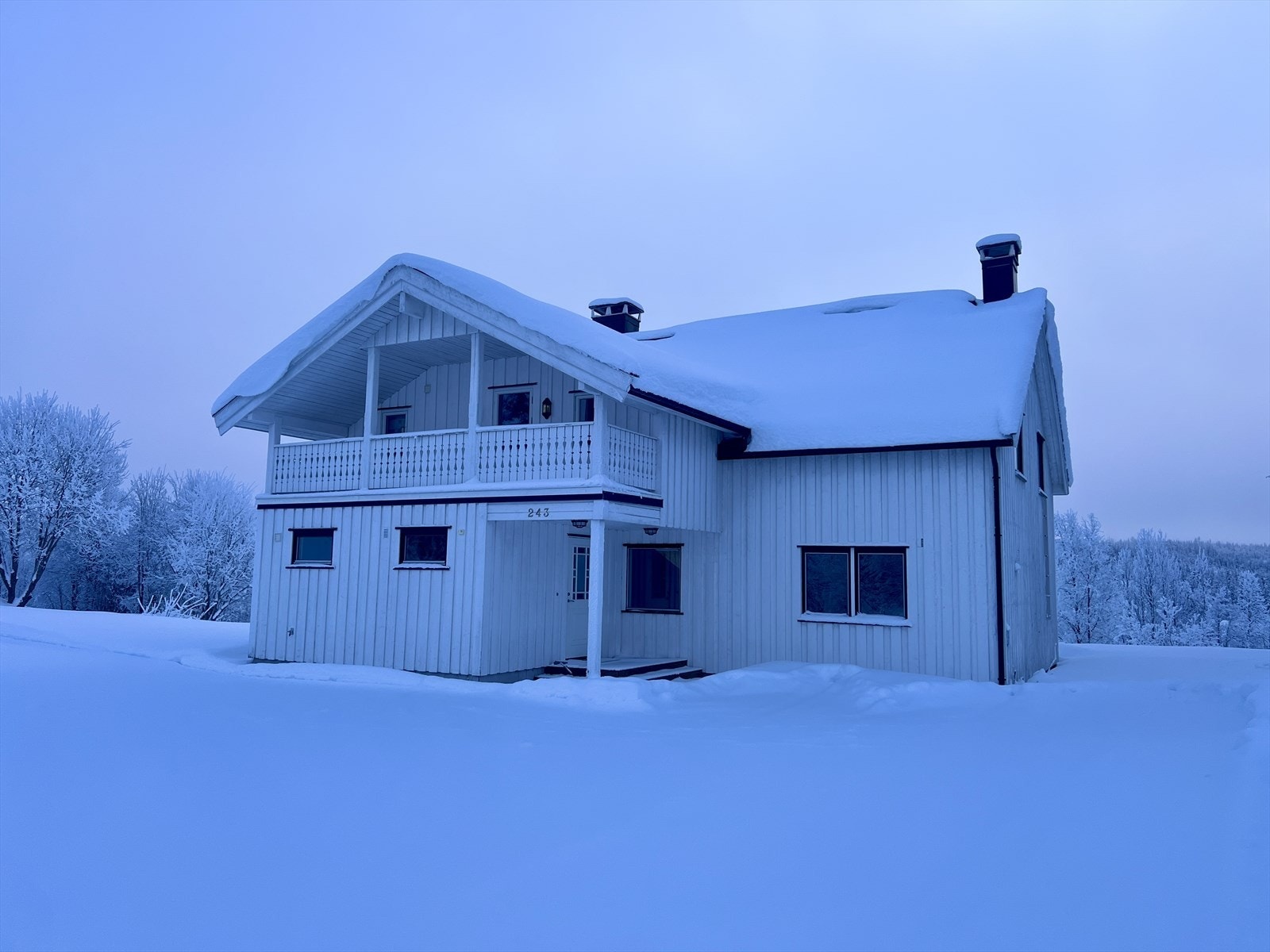 Vinterbilde tatt av eiendomsmegler 29.01.2026 Galleribilde