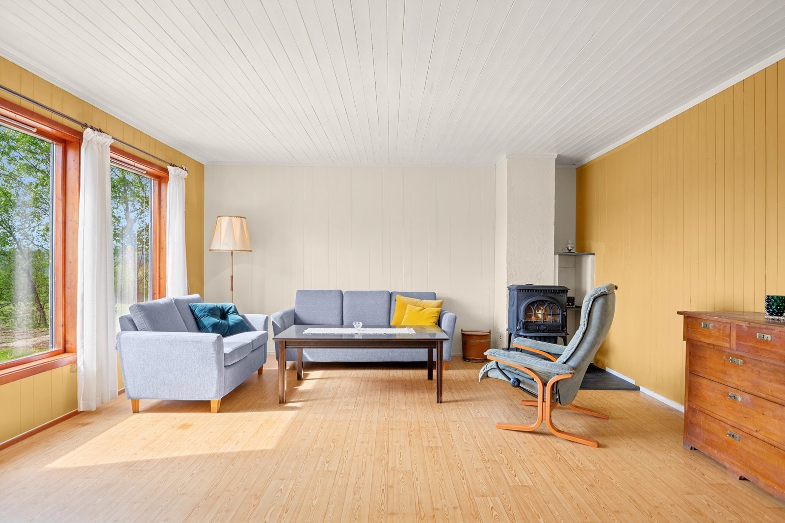 Takstmann opplyser at eneboligen holder en god standard, men det er også behov for noen oppgraderinger. Galleribilde