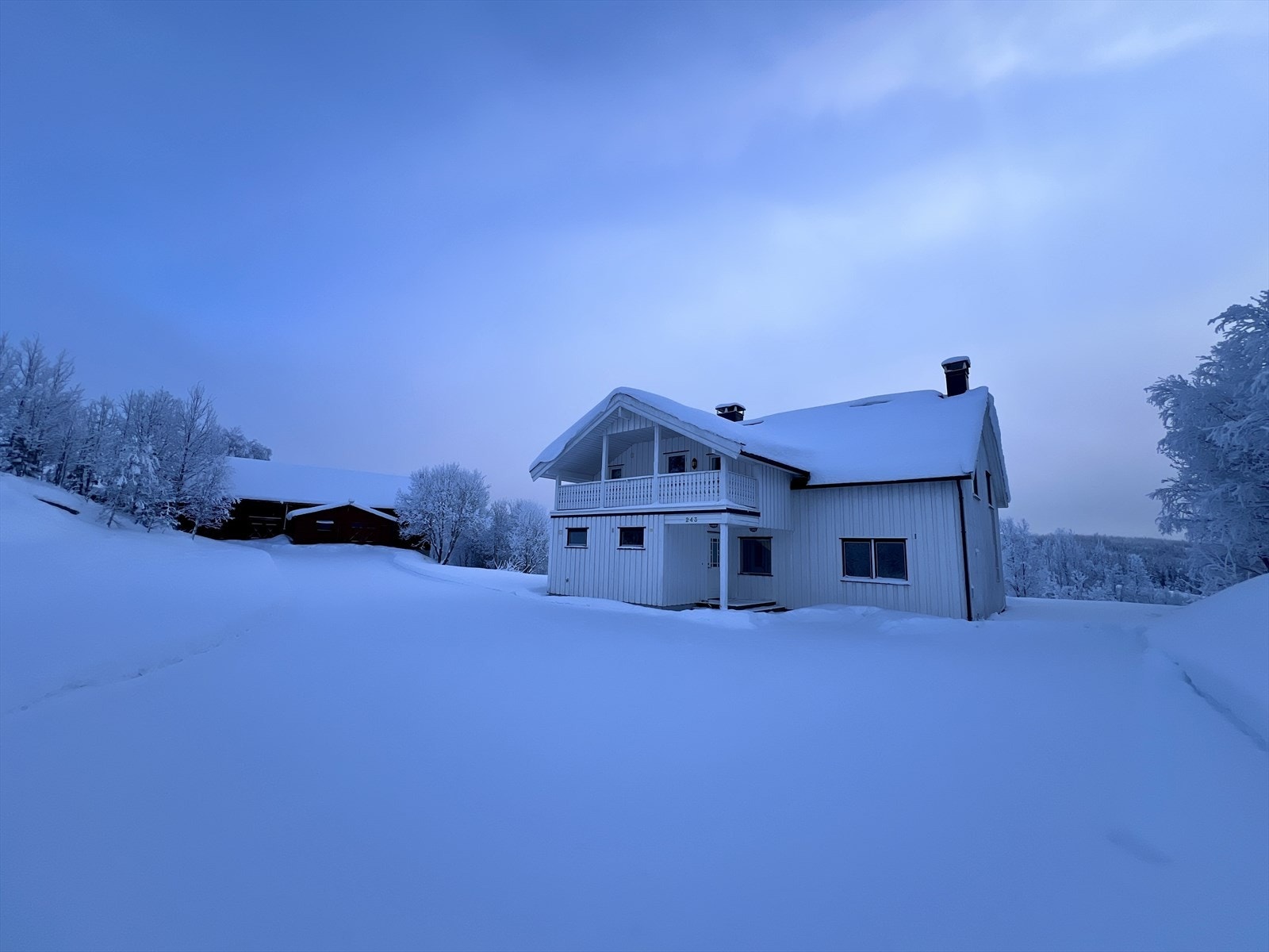 Vinterbilde tatt av eiendomsmegler 29.01.2026 Galleribilde