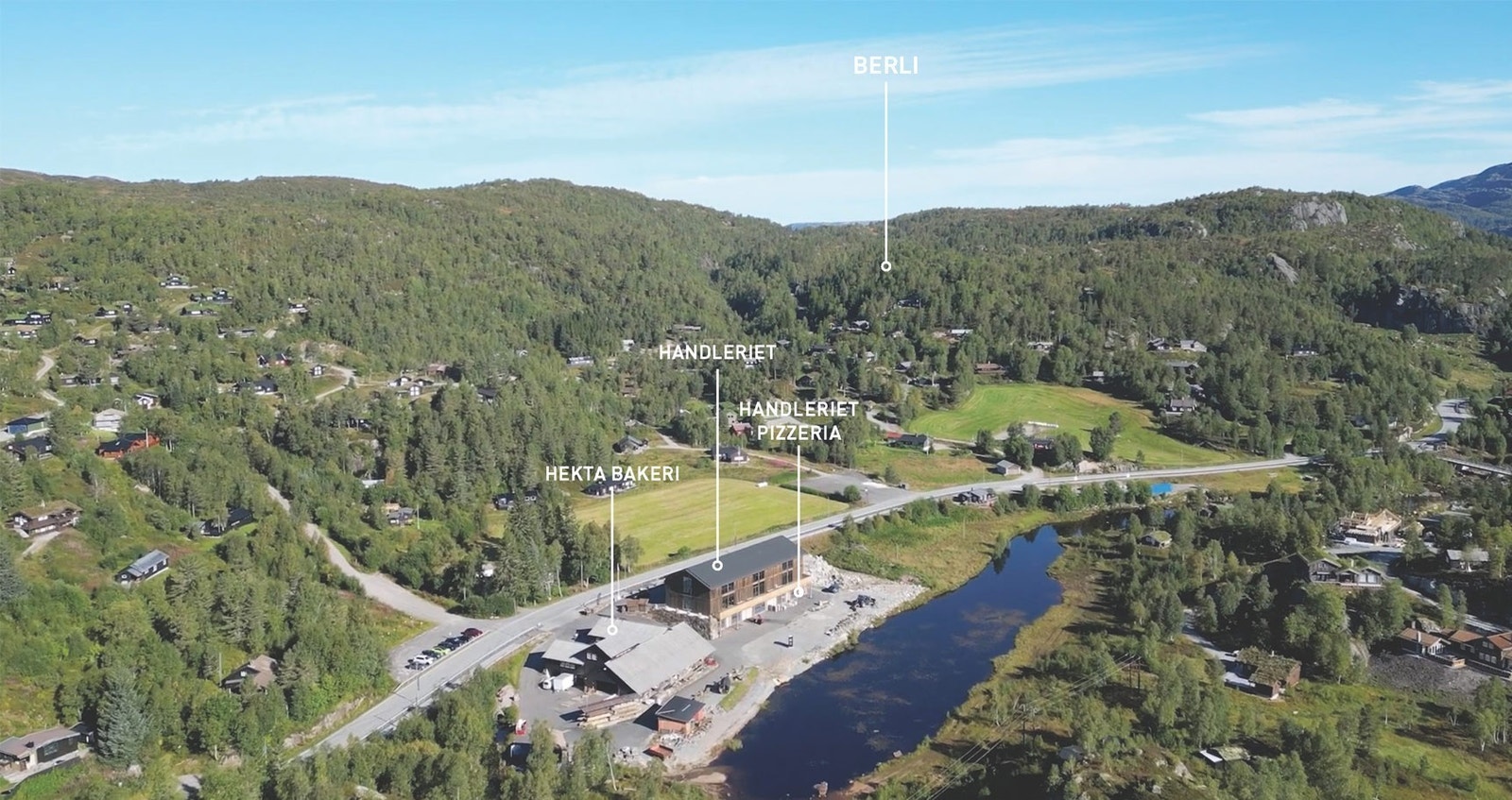 Plassering i forhold til Handleriet Galleribilde