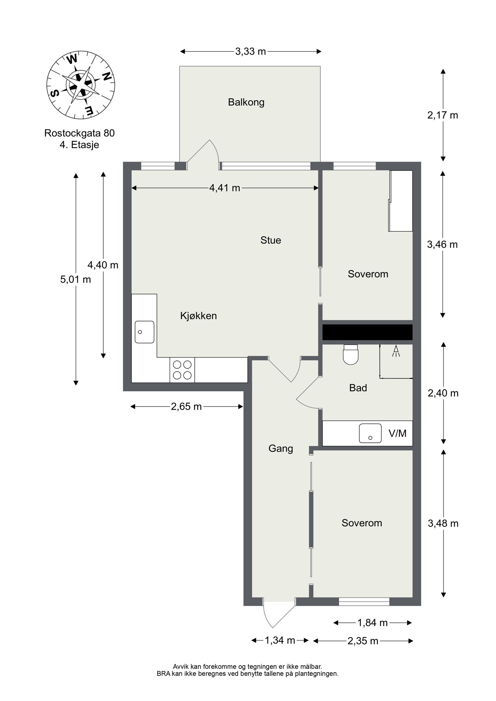Plantegning Galleribilde