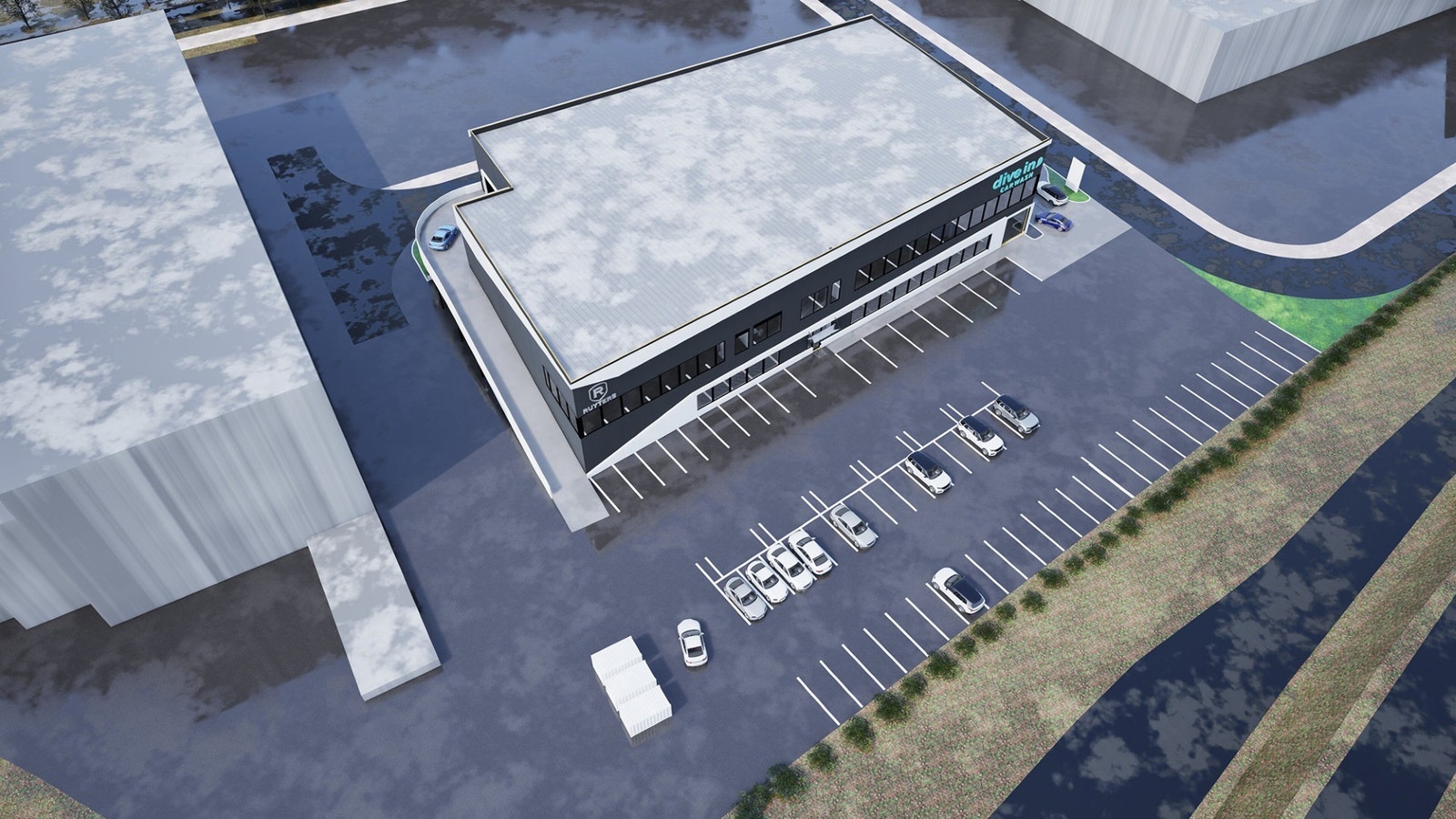 Fugleperspektiv Galleribilde