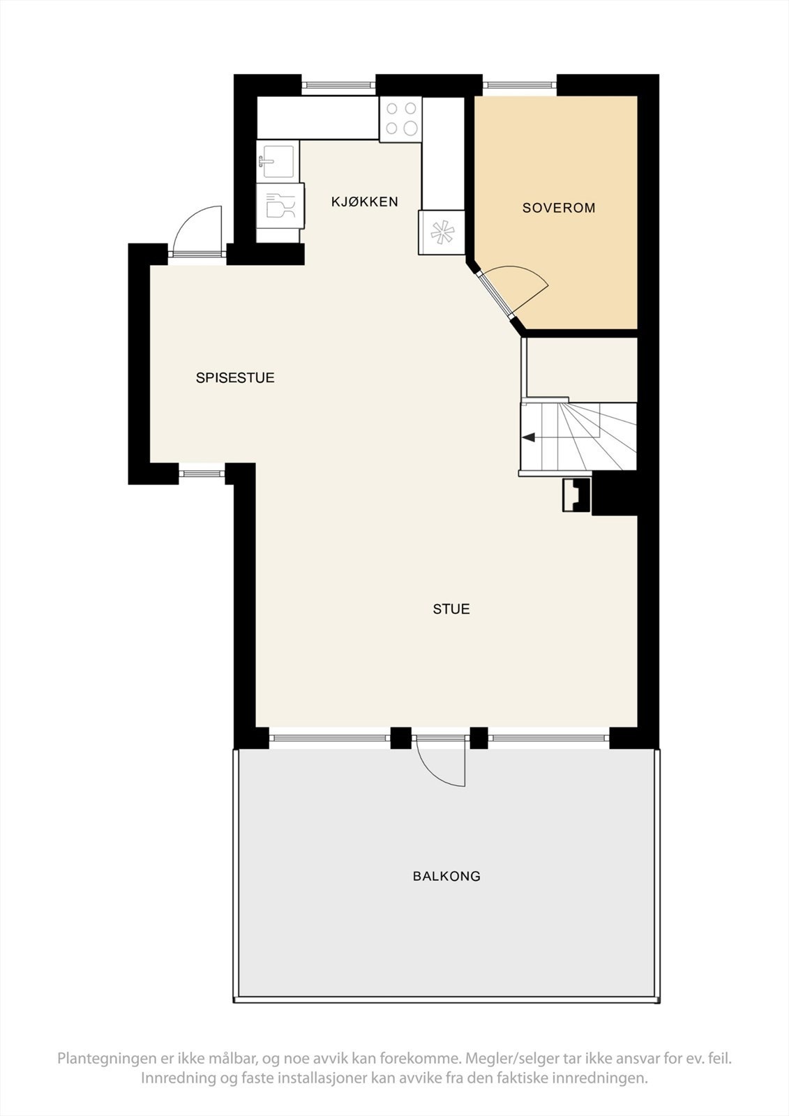 Plantegning 1. etasje. Galleribilde