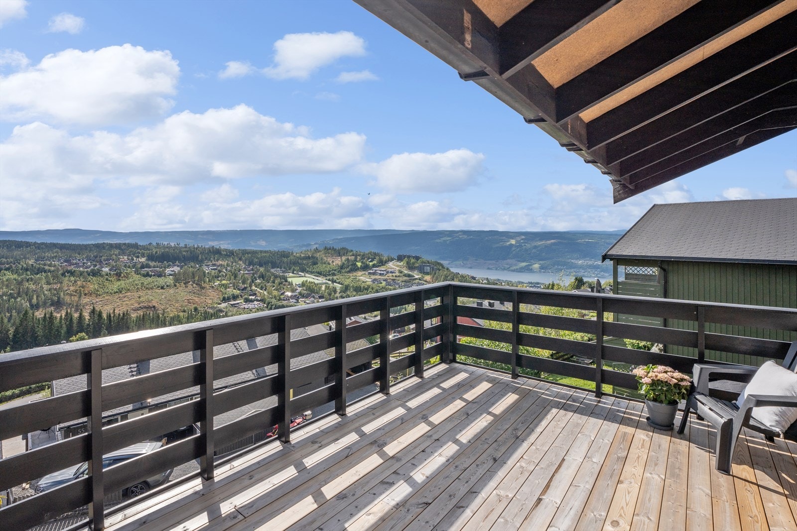 Her er det god solgang og nydelig utsikt. Galleribilde