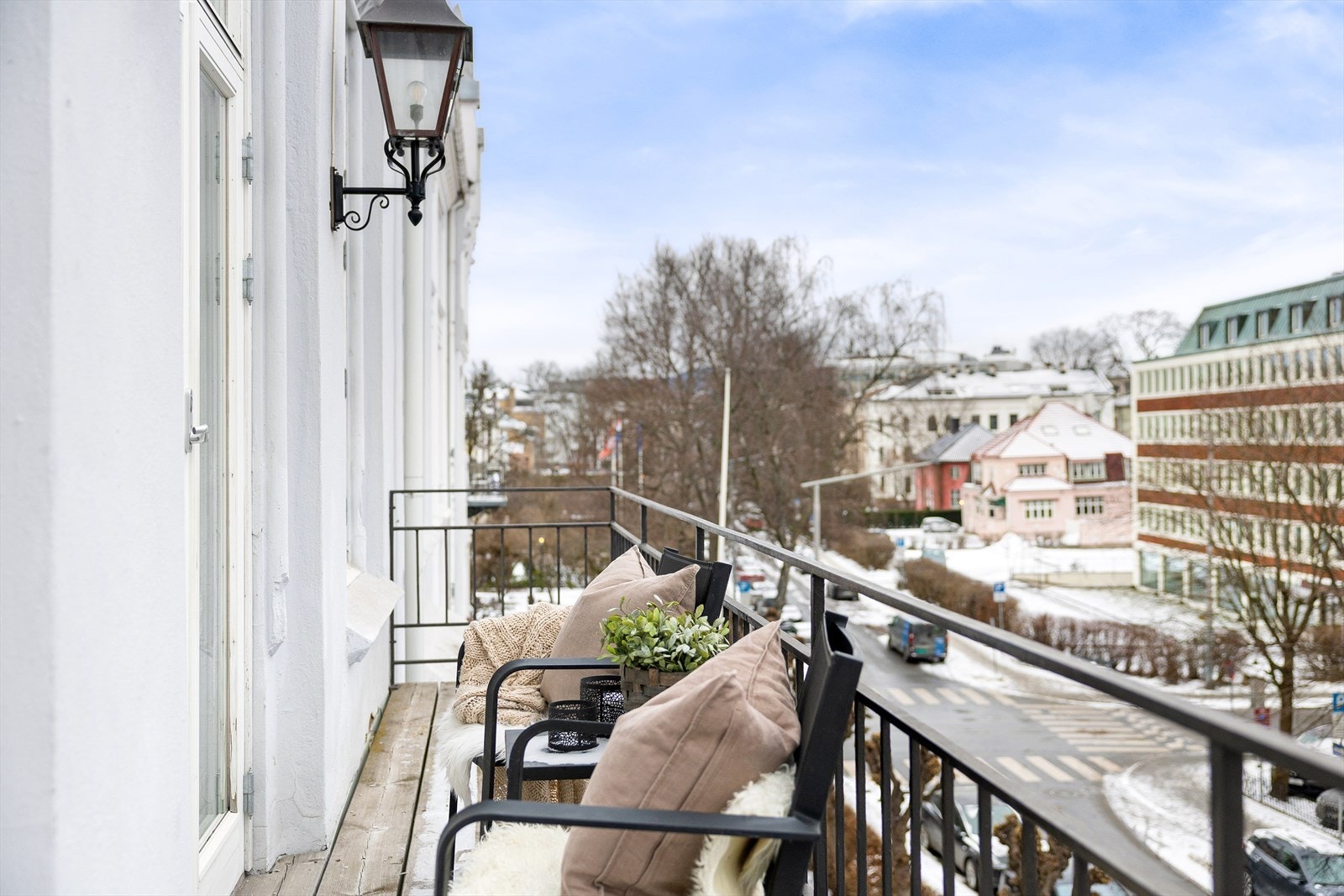 En fin forlengelse av stueområdet. Galleribilde